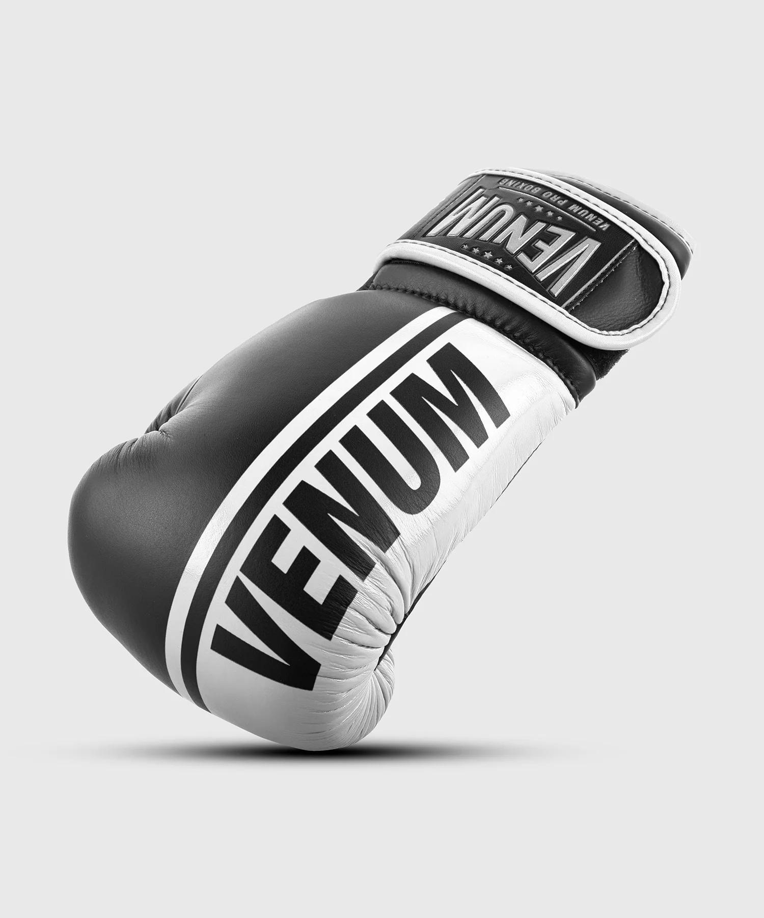 Gants de boxe Venum Shield Pro avec velcro - Noir/Blanc - Image 2