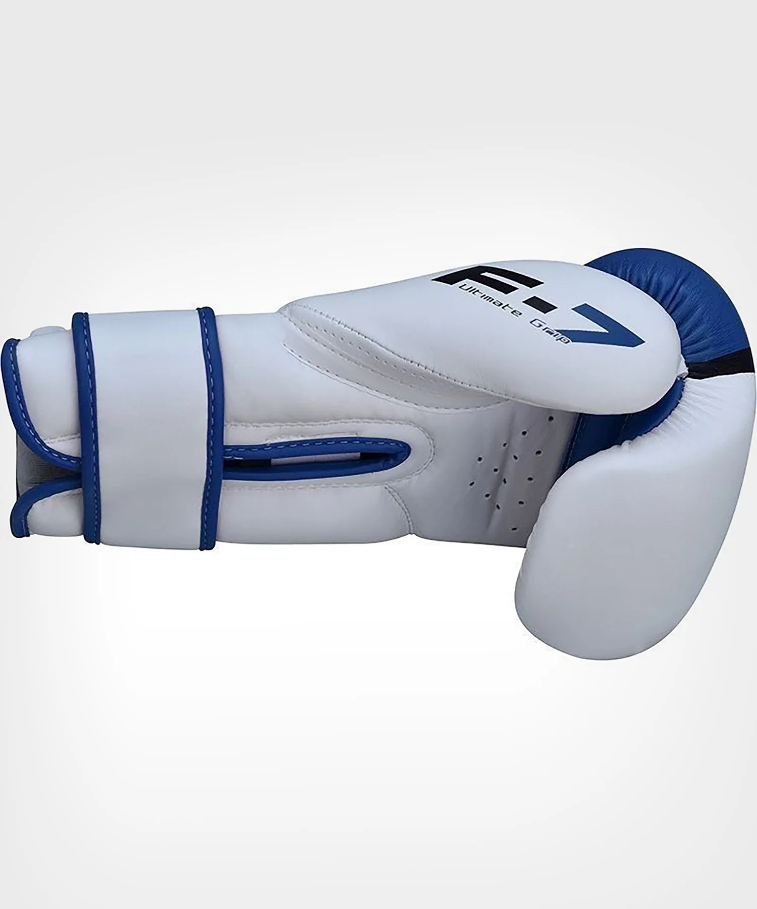 Gants de Boxe Rdx Sports Quadro-Dome - Blanc/Bleu - Image 5