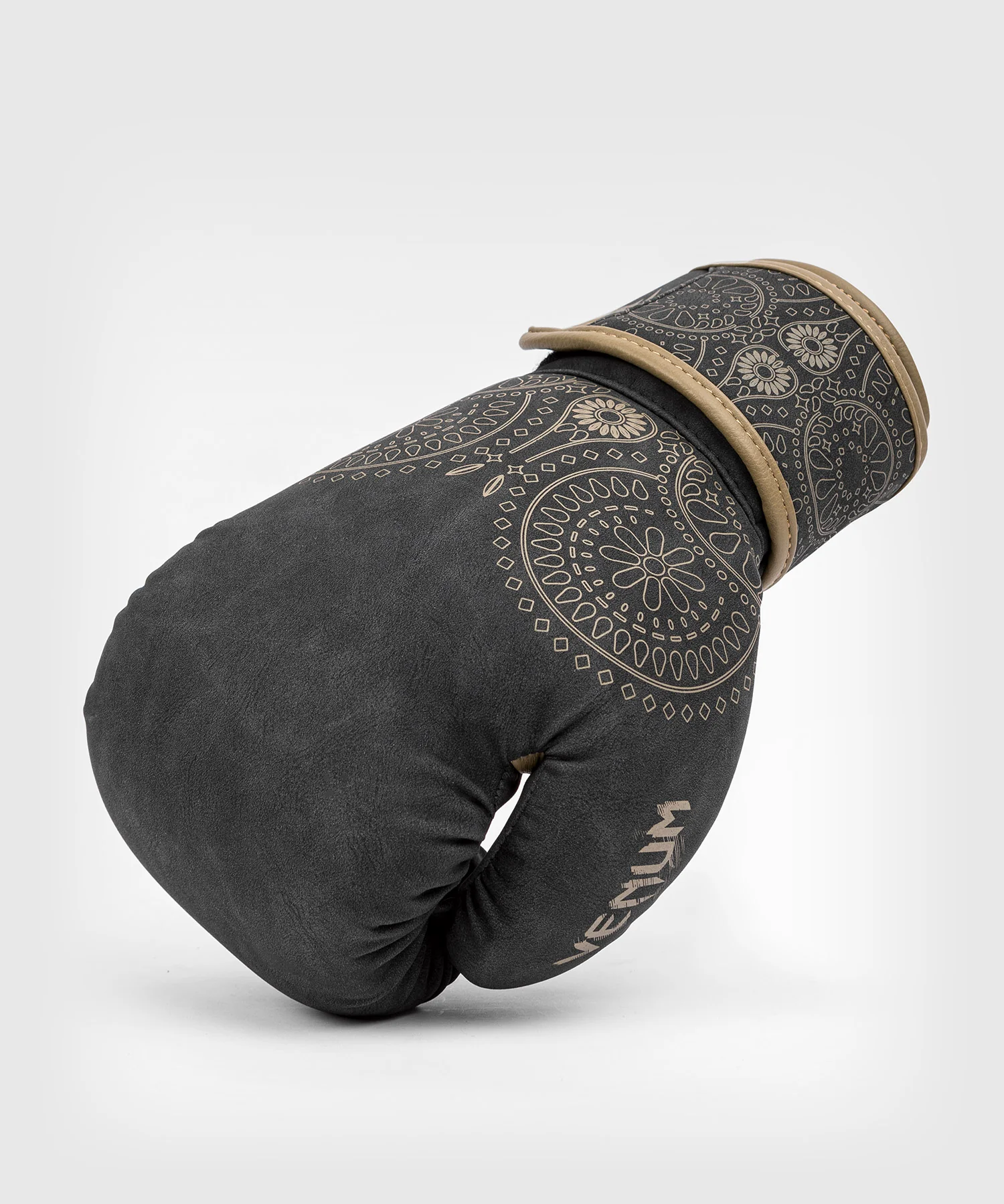 Gants de boxe Santa Muerte Dark Side Venum - Noir/Marron - Image 4