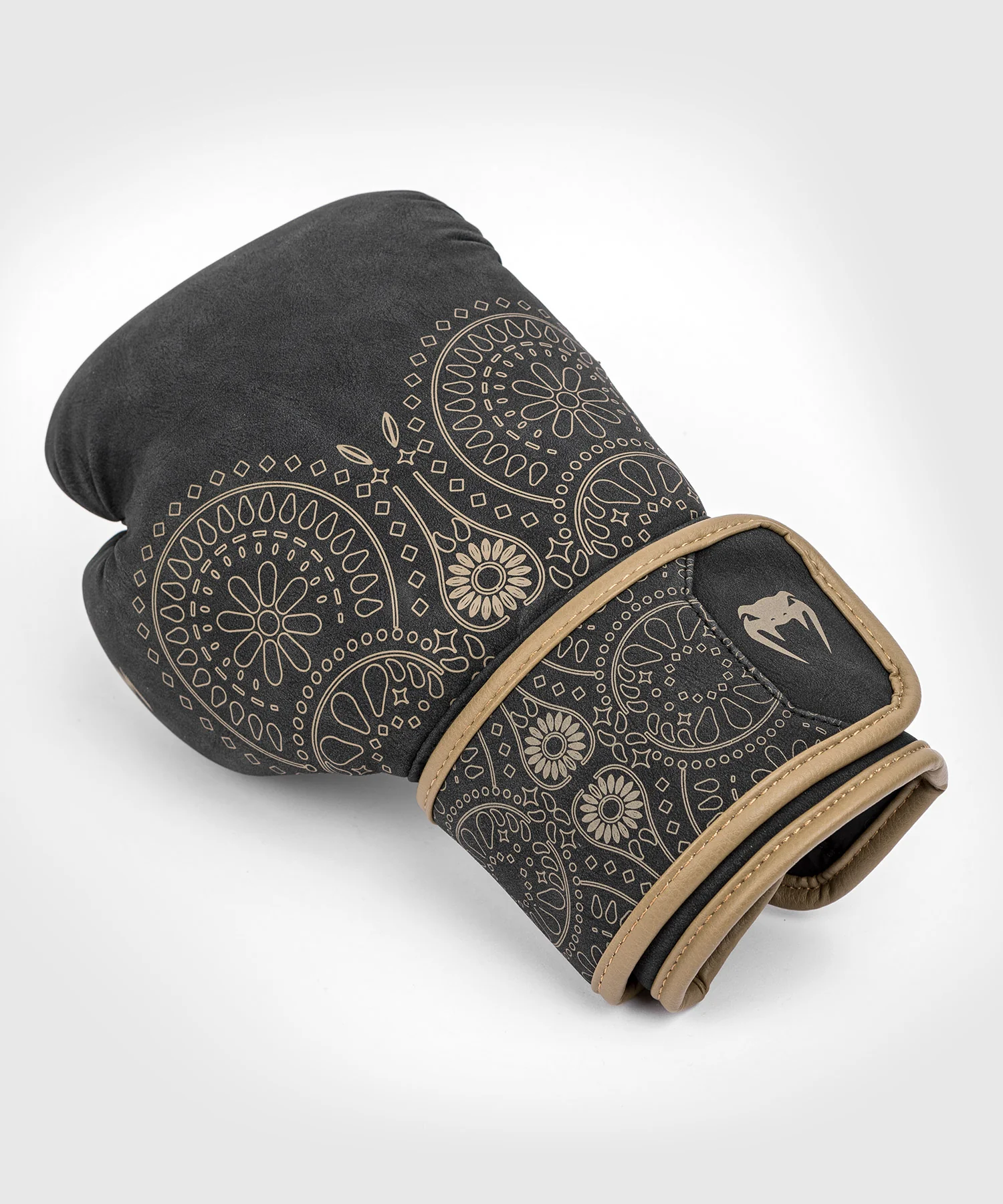 Gants de boxe Santa Muerte Dark Side Venum - Noir/Marron - Image 6