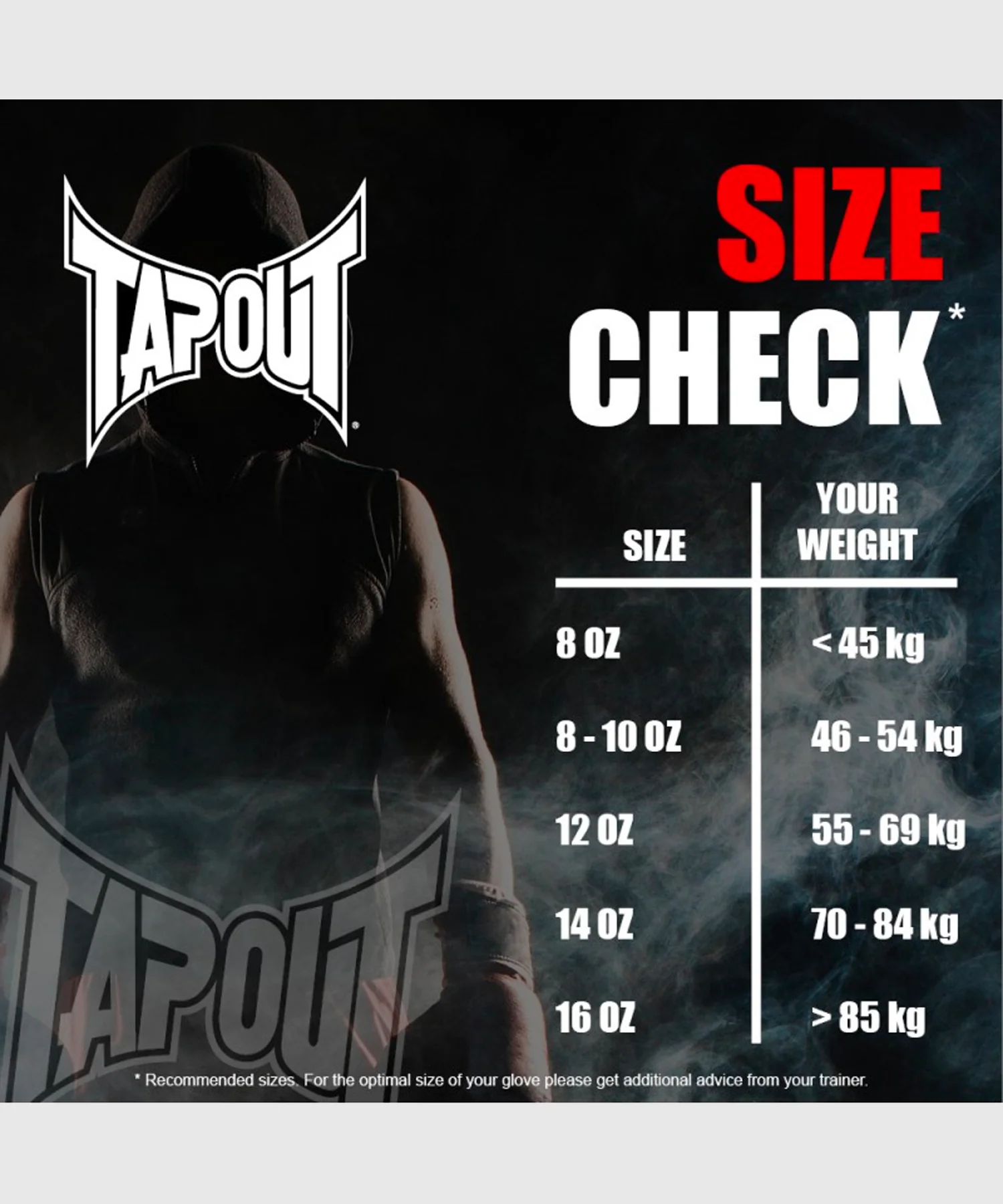 Gants de Boxe Tapout Rialto - Noir/Ecru/Rouge - Image 6