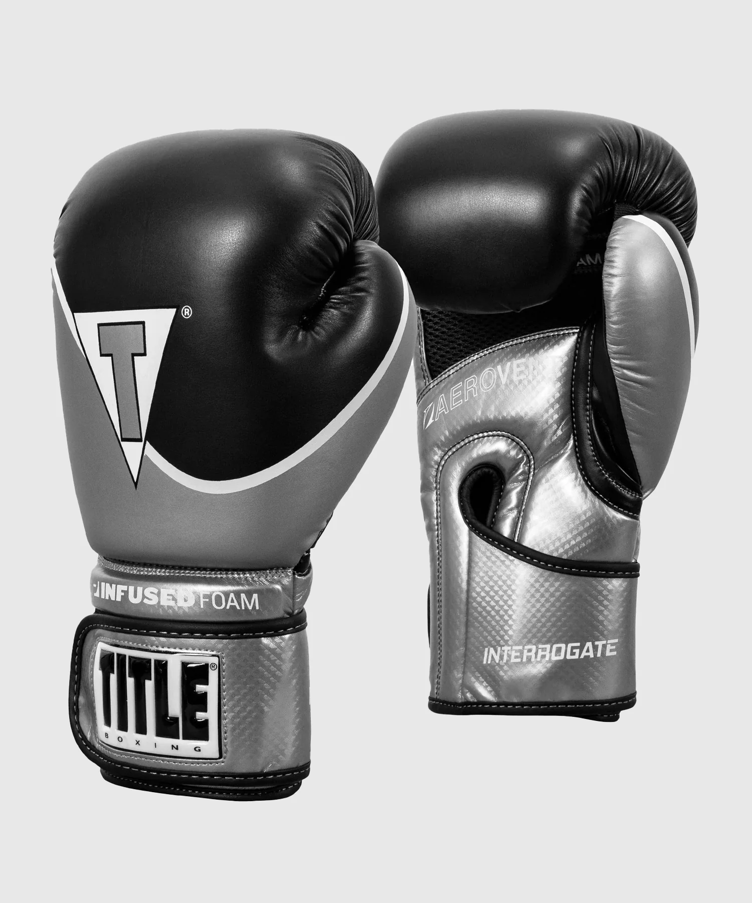 Gants de Boxe Title Boxing Infused Foam Interrogate 2.0 - Argent/Noir - Image 2