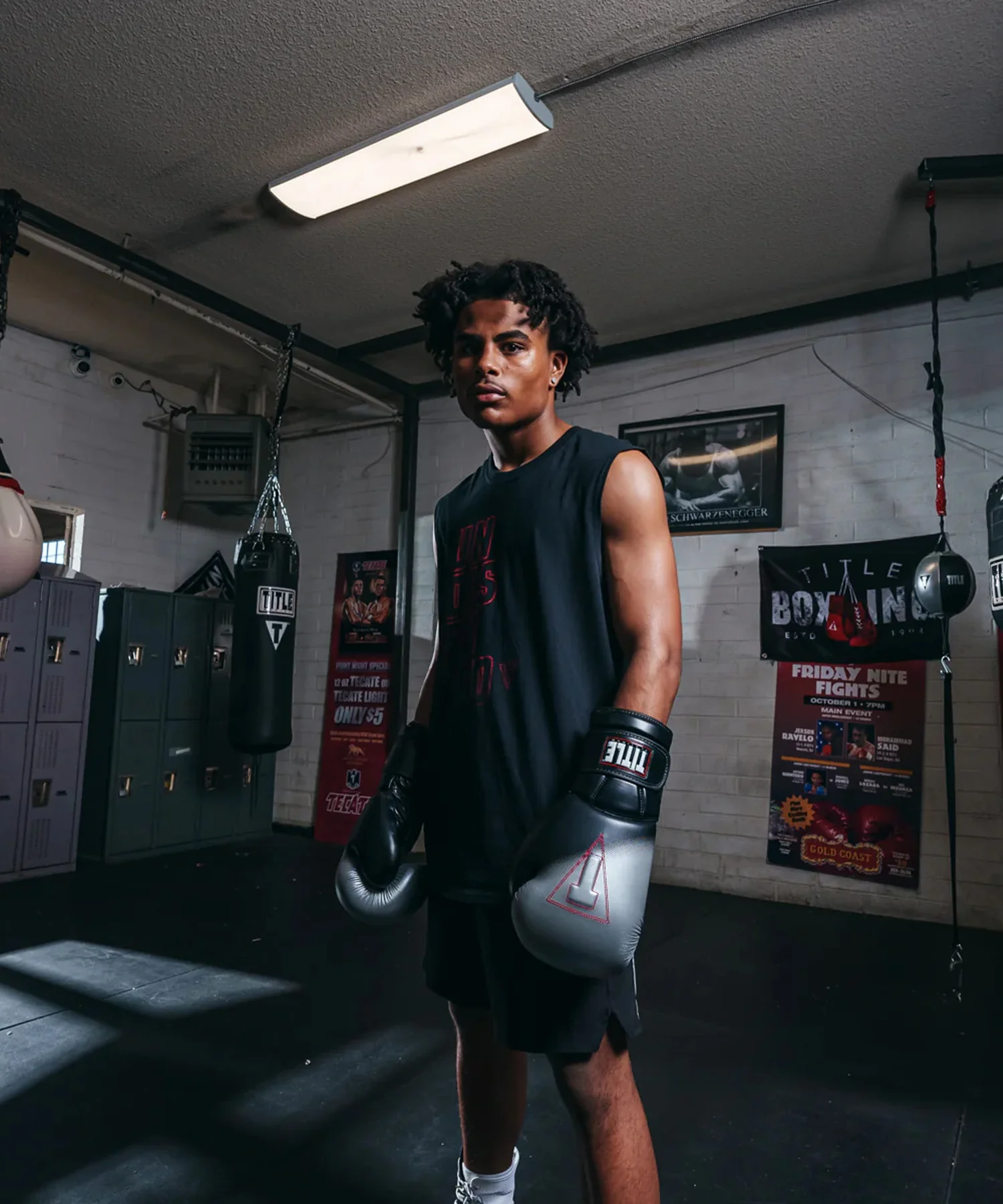Gants de Boxe Title Boxing Platinum Proclaim - Noir - Image 7