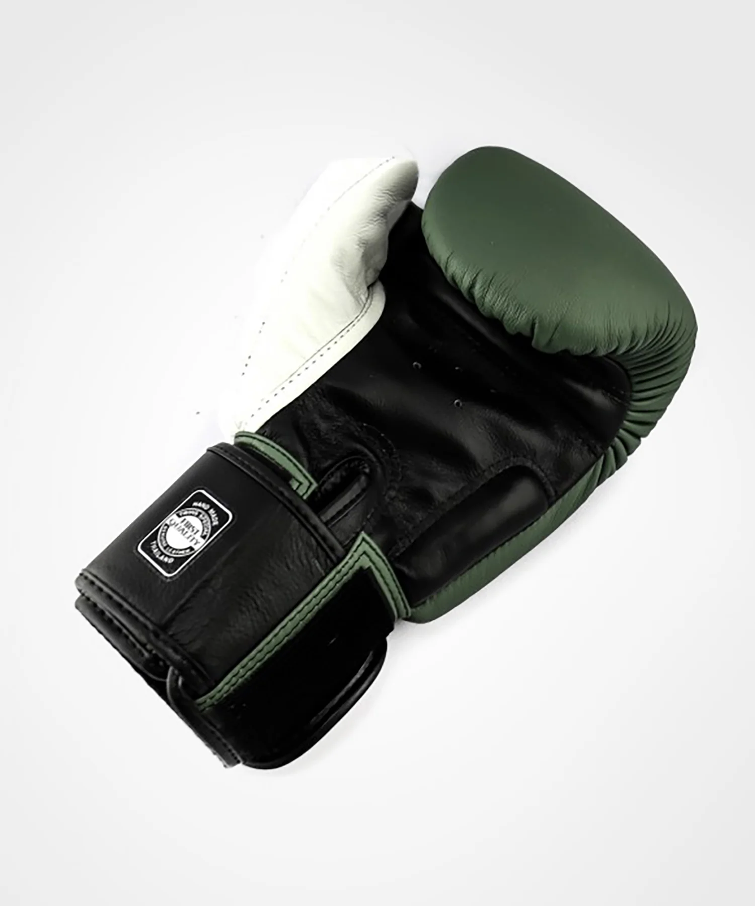 Gants de Boxe Twins BGVL4 - Noir/Olive/Blanc - Image 3