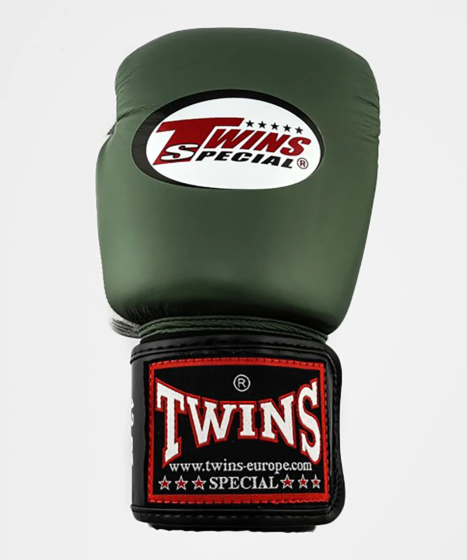 Gants de Boxe Twins BGVL4 - Noir/Olive/Blanc - Image 4