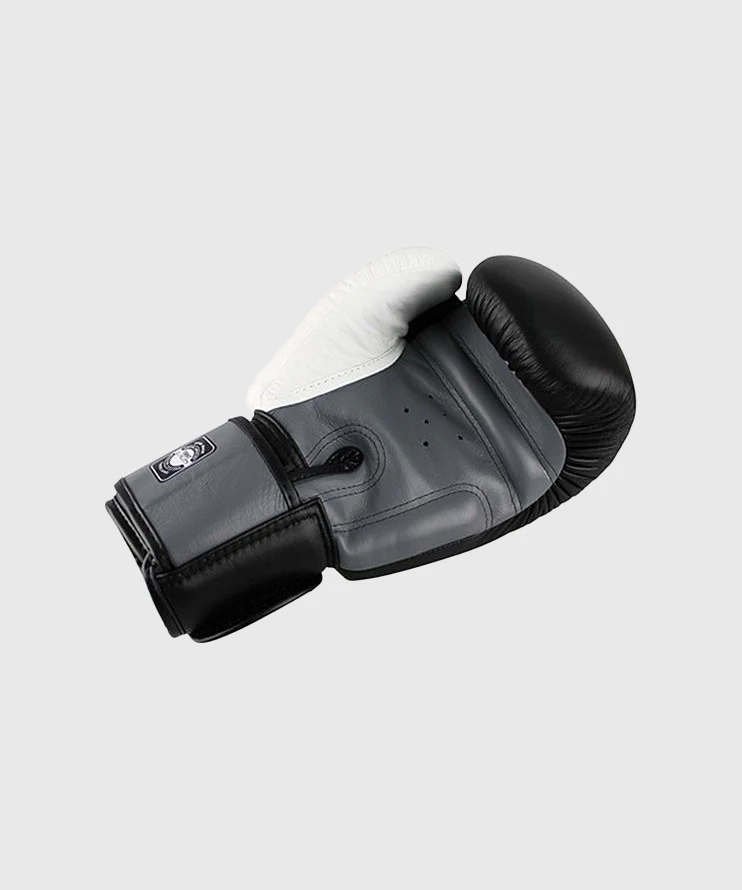 Gants de Boxe Twins BGVL4 - Noir/Blanc/Gris - Image 2