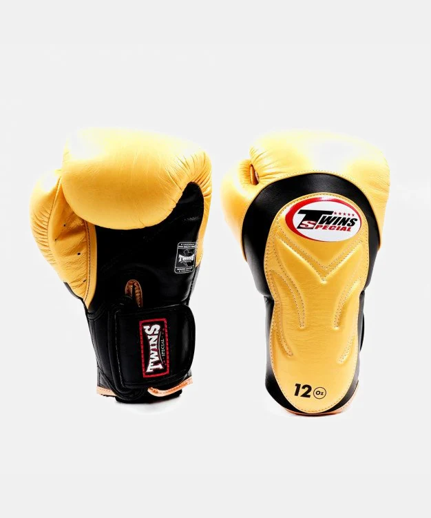 Gants de Boxe Twins BGVL6 - Jaune/Noir - Image 2