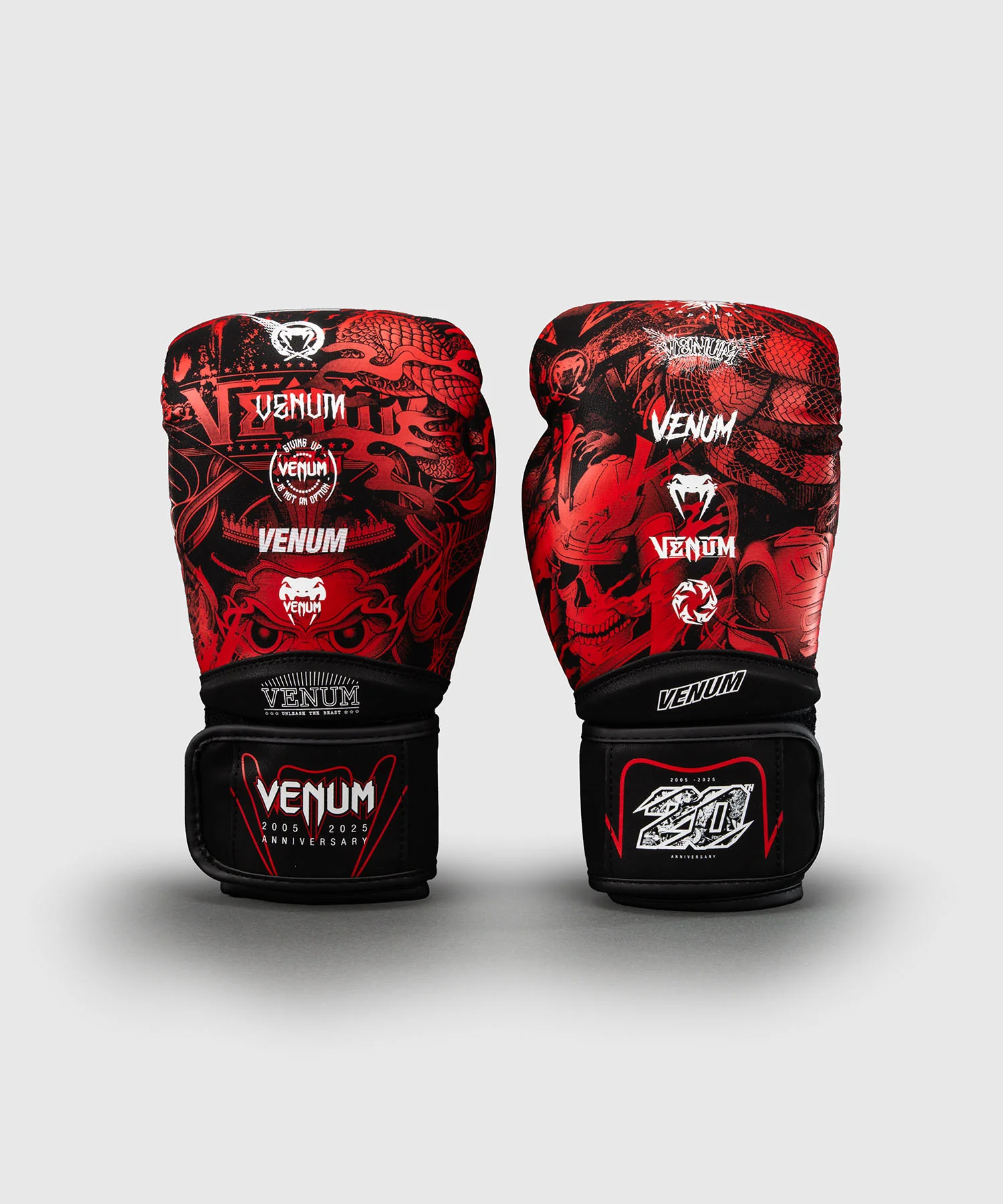 Gants de Boxe Venum 20th Anniversary - Noir/Rouge - Image 3