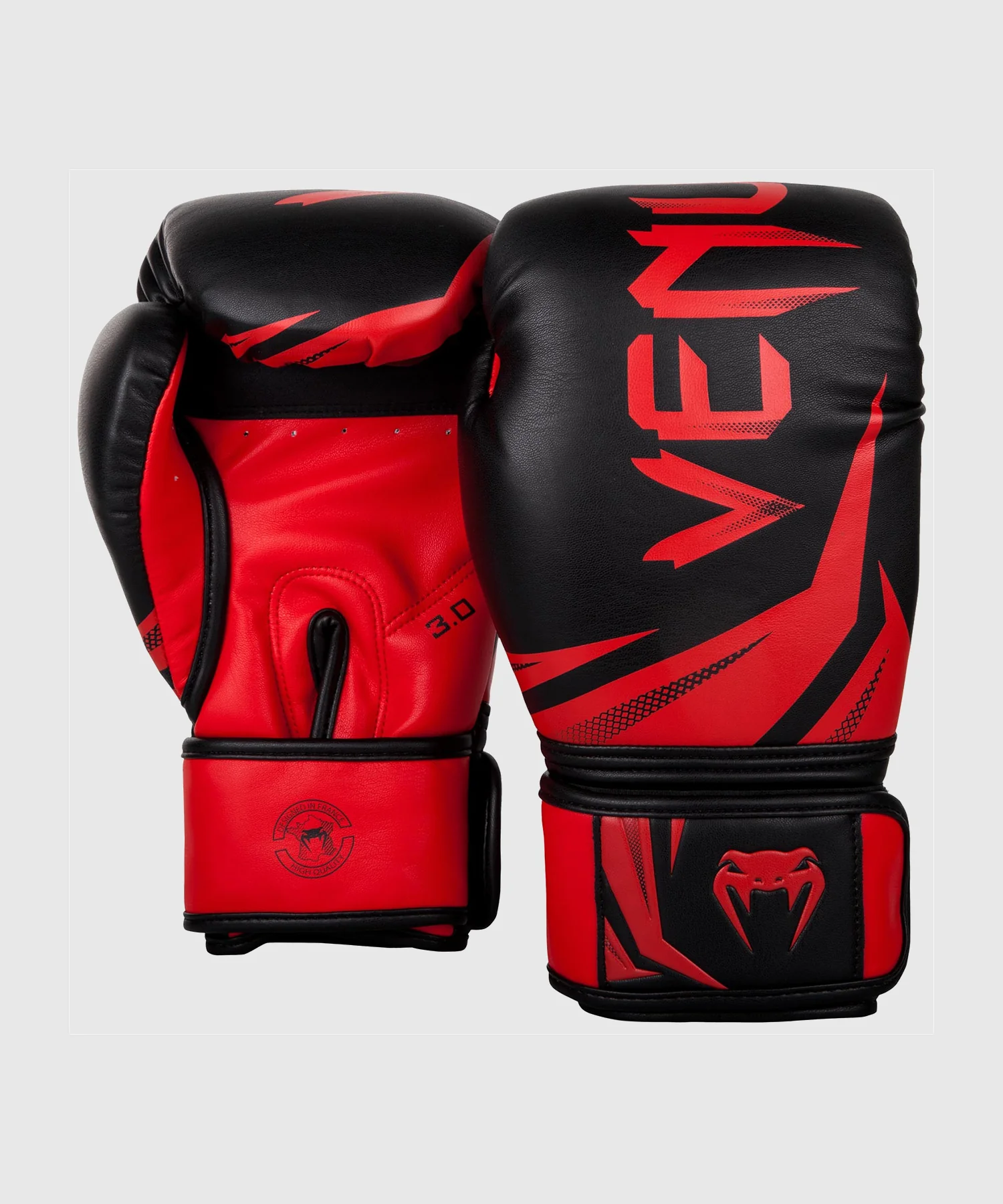Gants de boxe Noir/Rouge Venum Challenger 3.0 - Image 2