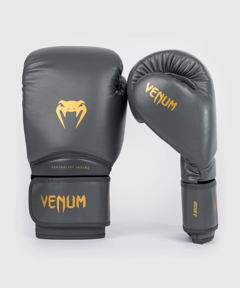 Gants de boxe Venum Contender 1.5 - Gris/Or - Image 3