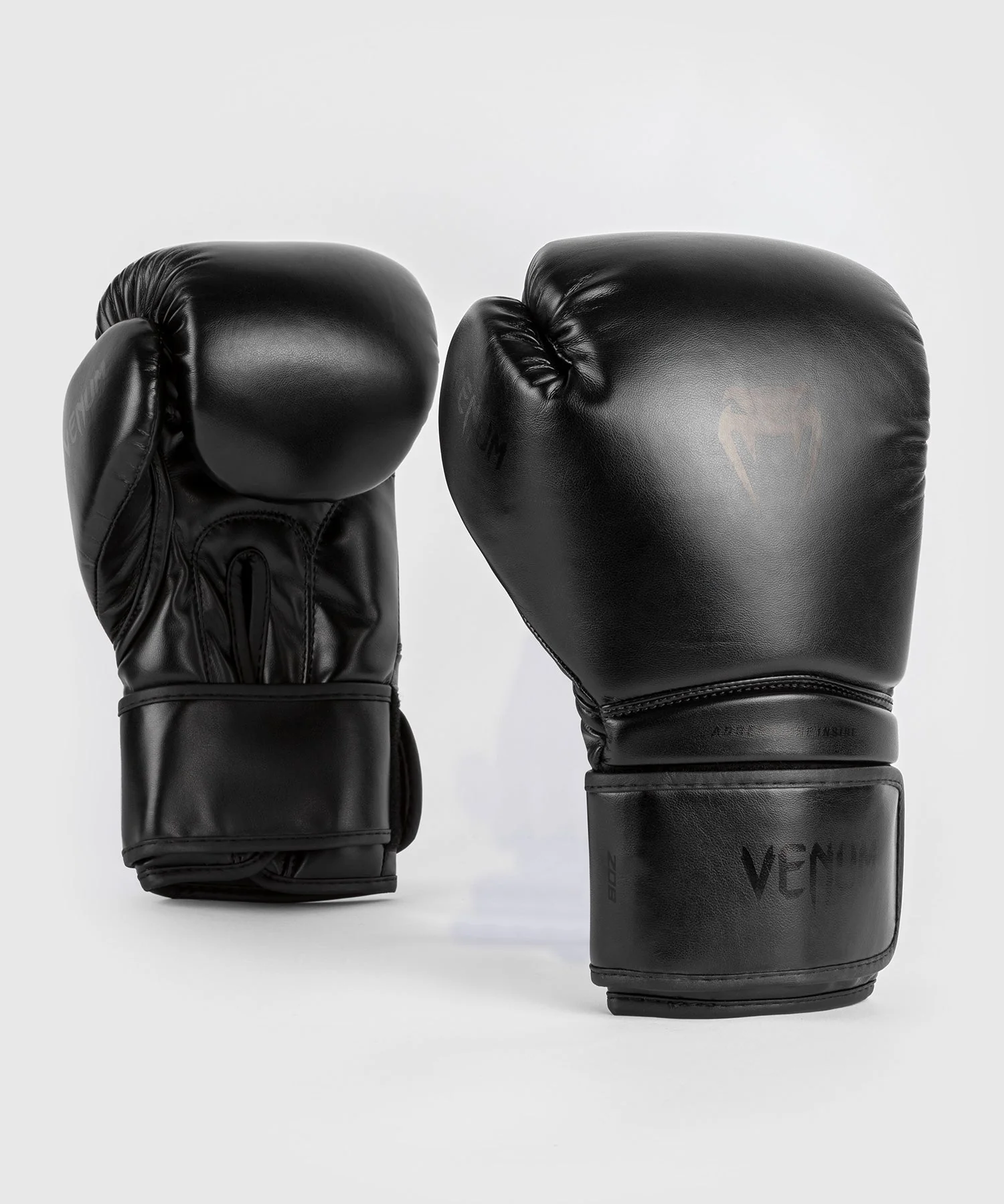 Gants de boxe Venum Contender 1.5 pour enfants - Noir/Noir
