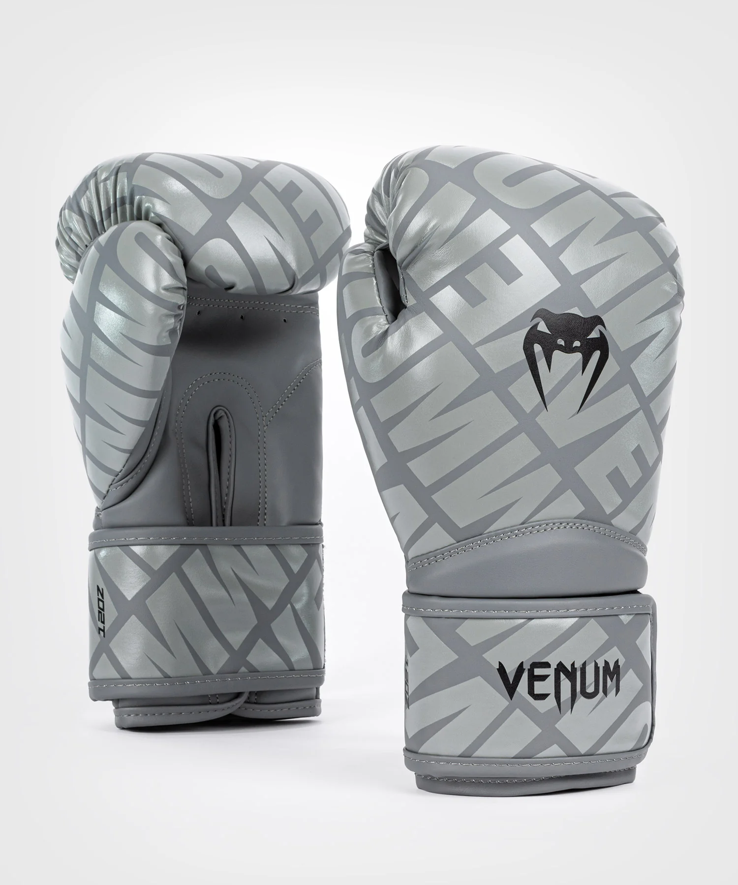 Gants de boxe Venum Contender 1.5 XT - Gris/Noir - Image 2