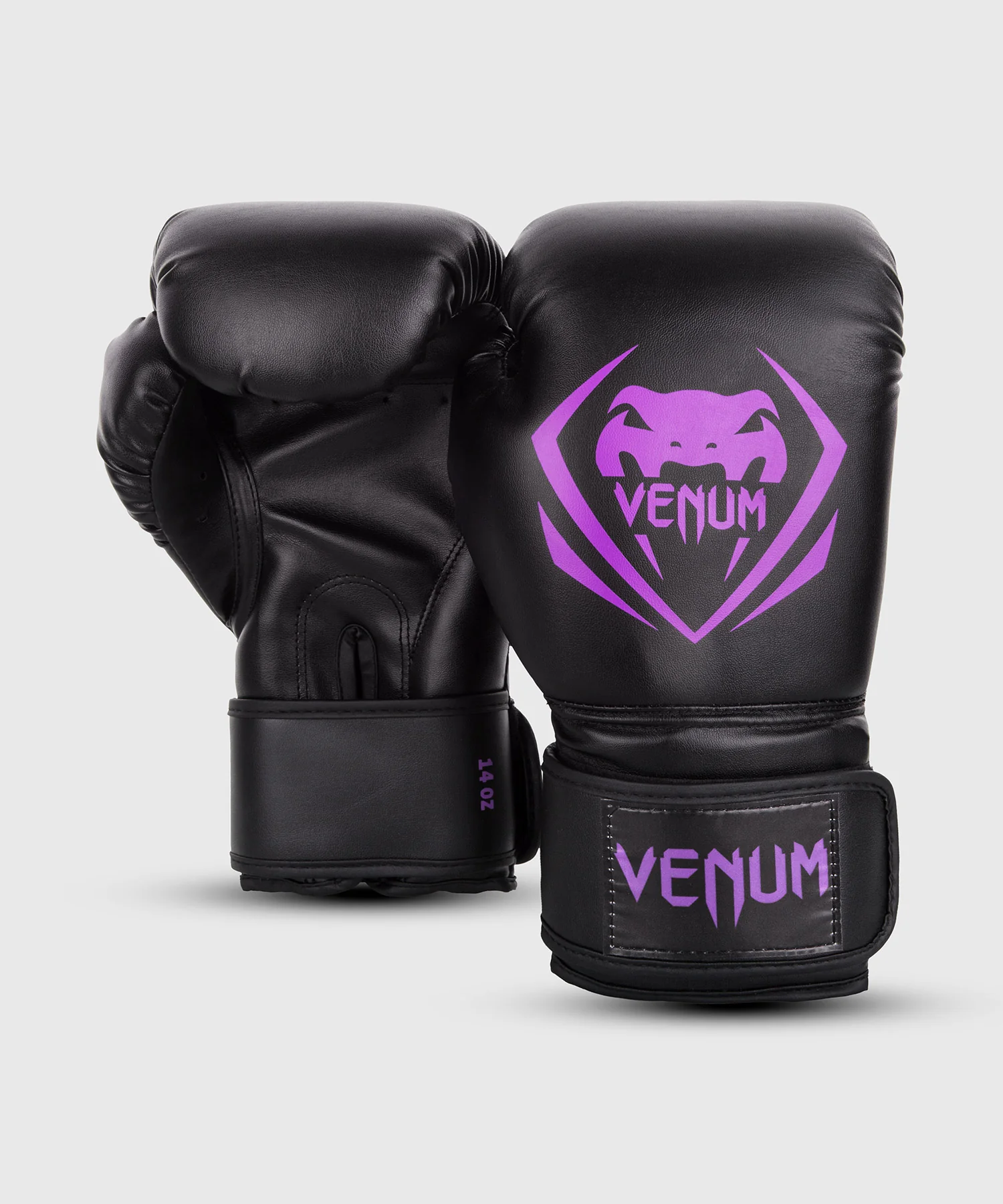 Gants de boxe Venum Contender - Noir/Violet - Image 2