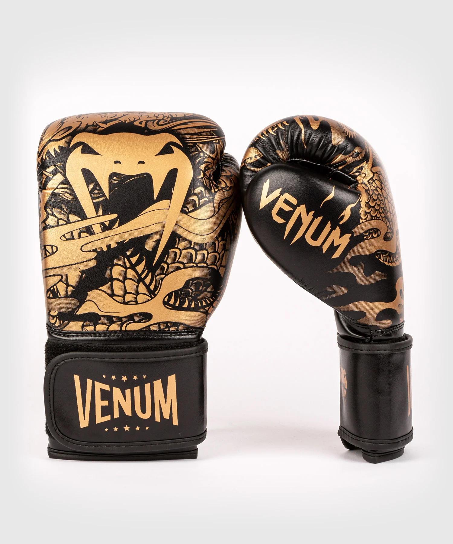 Gants de Boxe Venum Dragon's Flight - Pour Enfants - Noir/bronze - Image 3