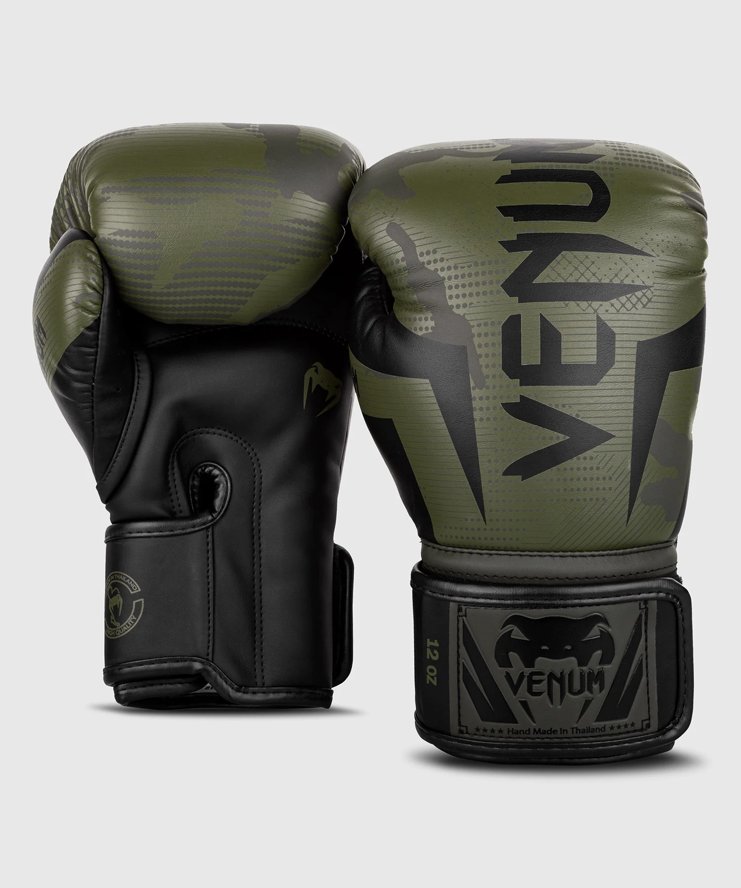 Gants de boxe Venum Elite – Kaki/Camo - Image 2