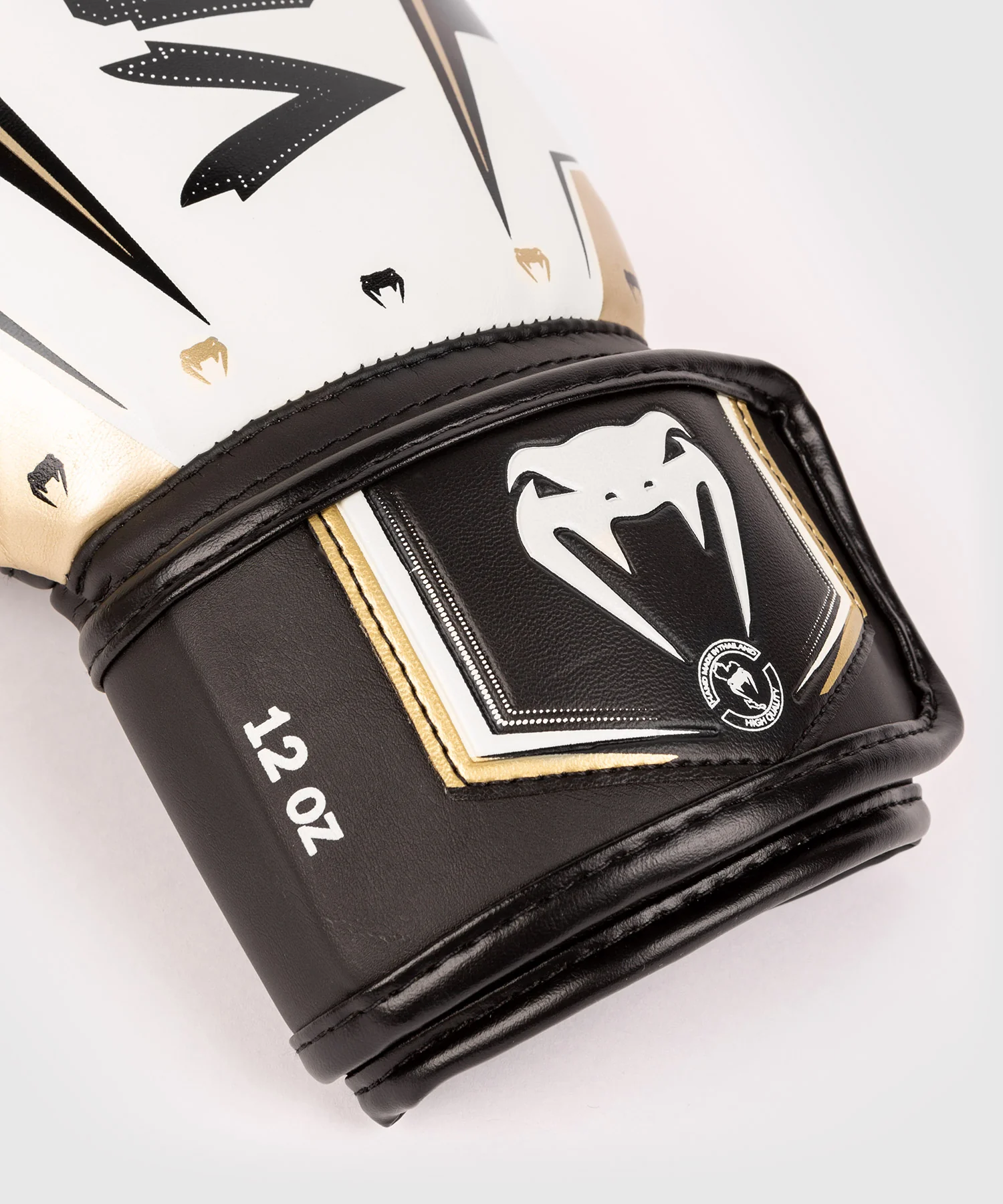 Gants de Boxe Venum Elite Evo - Blanc/Or - Image 5