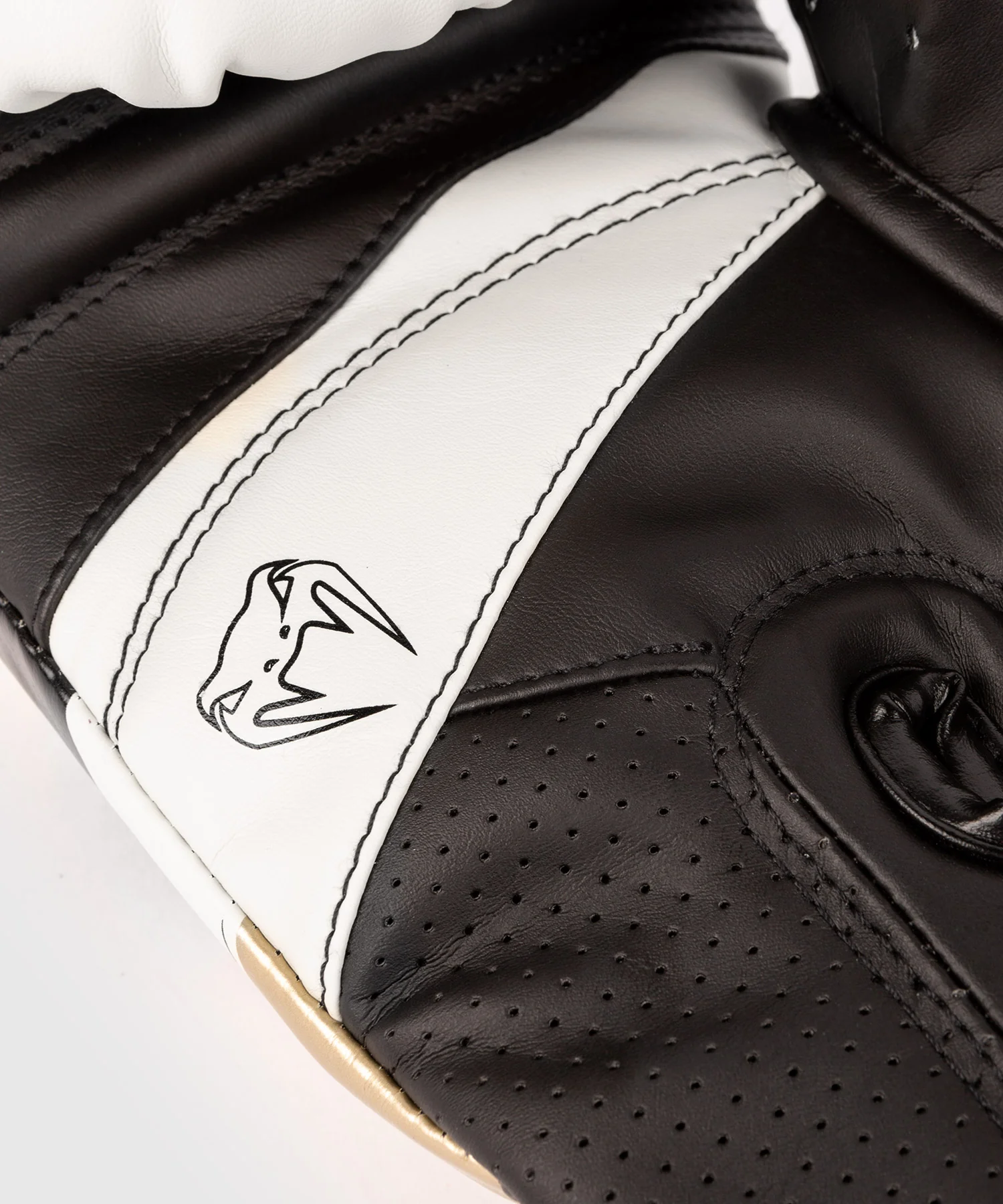 Gants de Boxe Venum Elite Evo - Blanc/Or - Image 7