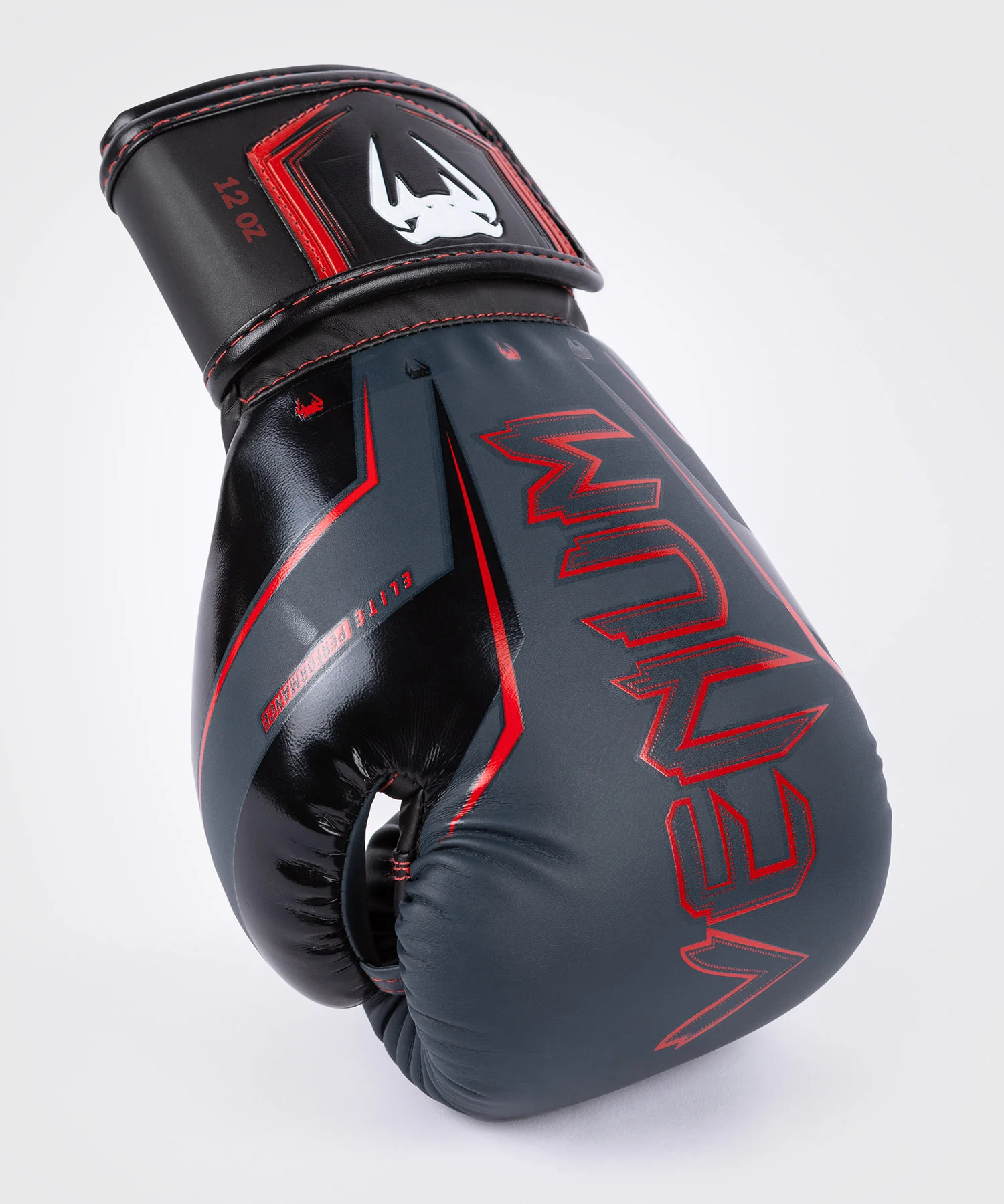 Gants de Boxe Venum Elite Evo - Bleu Marine/Noir/Rouge - Image 7