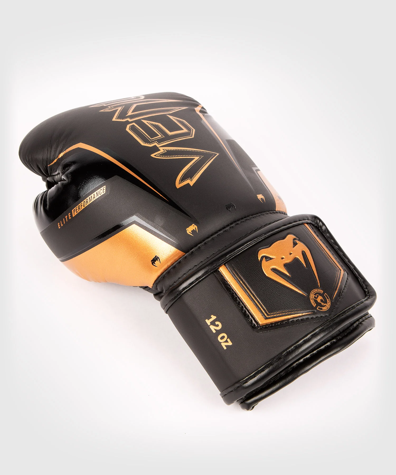 Gants de Boxe Venum Elite Evo - Noir/Bronze - Image 4