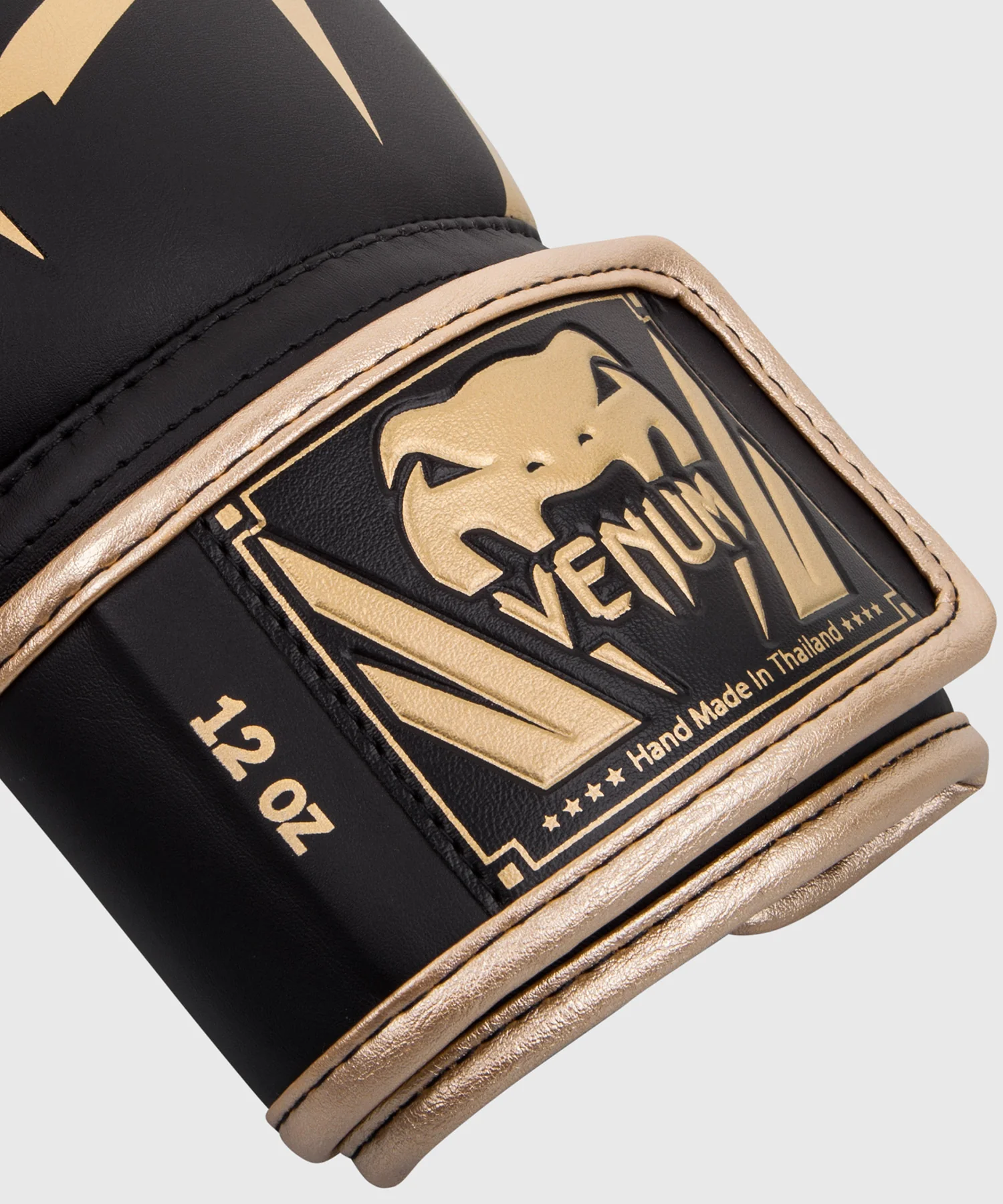 Gants de boxe Venum Elite - Noir/Doré - Image 3