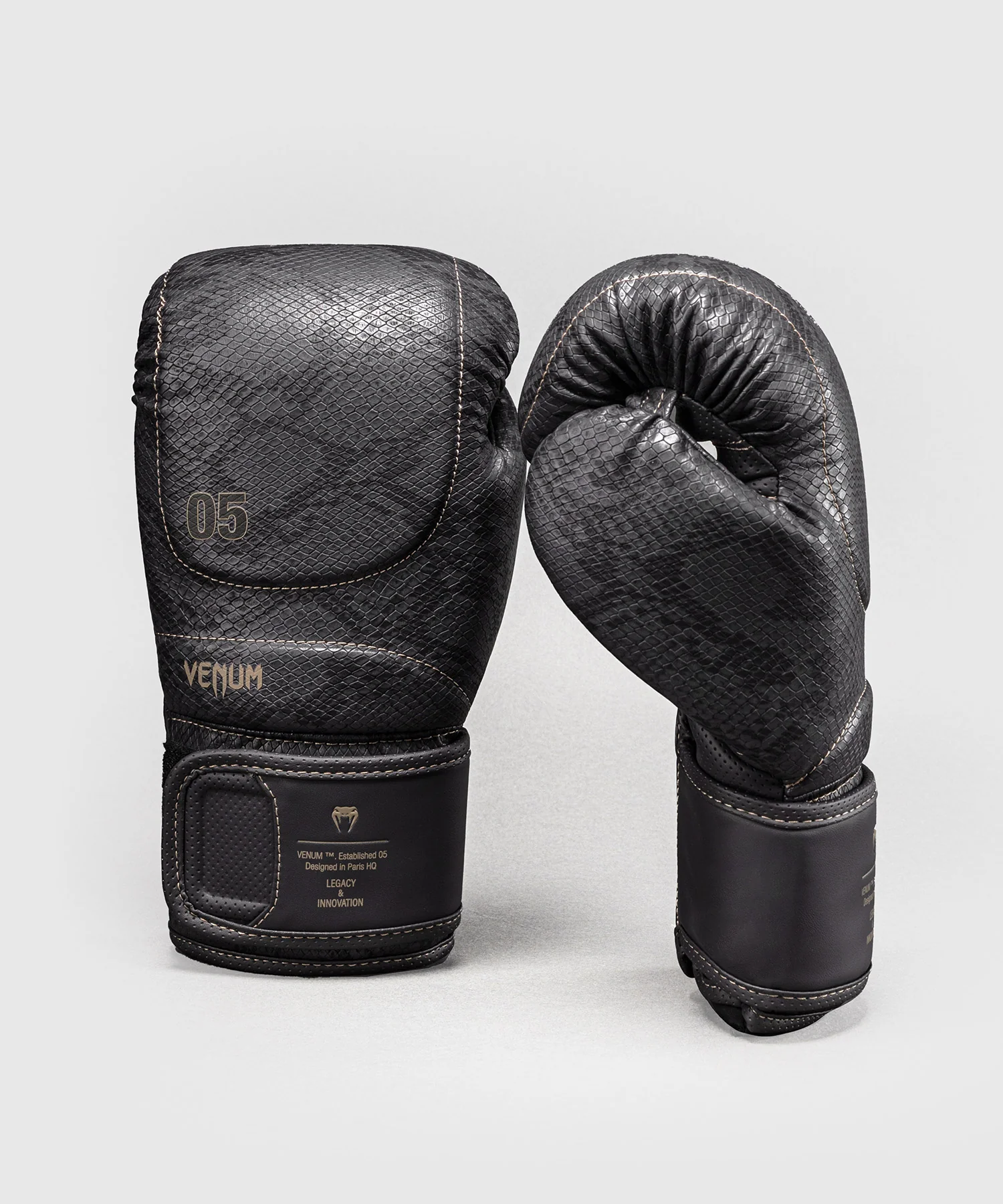 Gants de Boxe Venum Impact Evo Scales – Gris Foncé