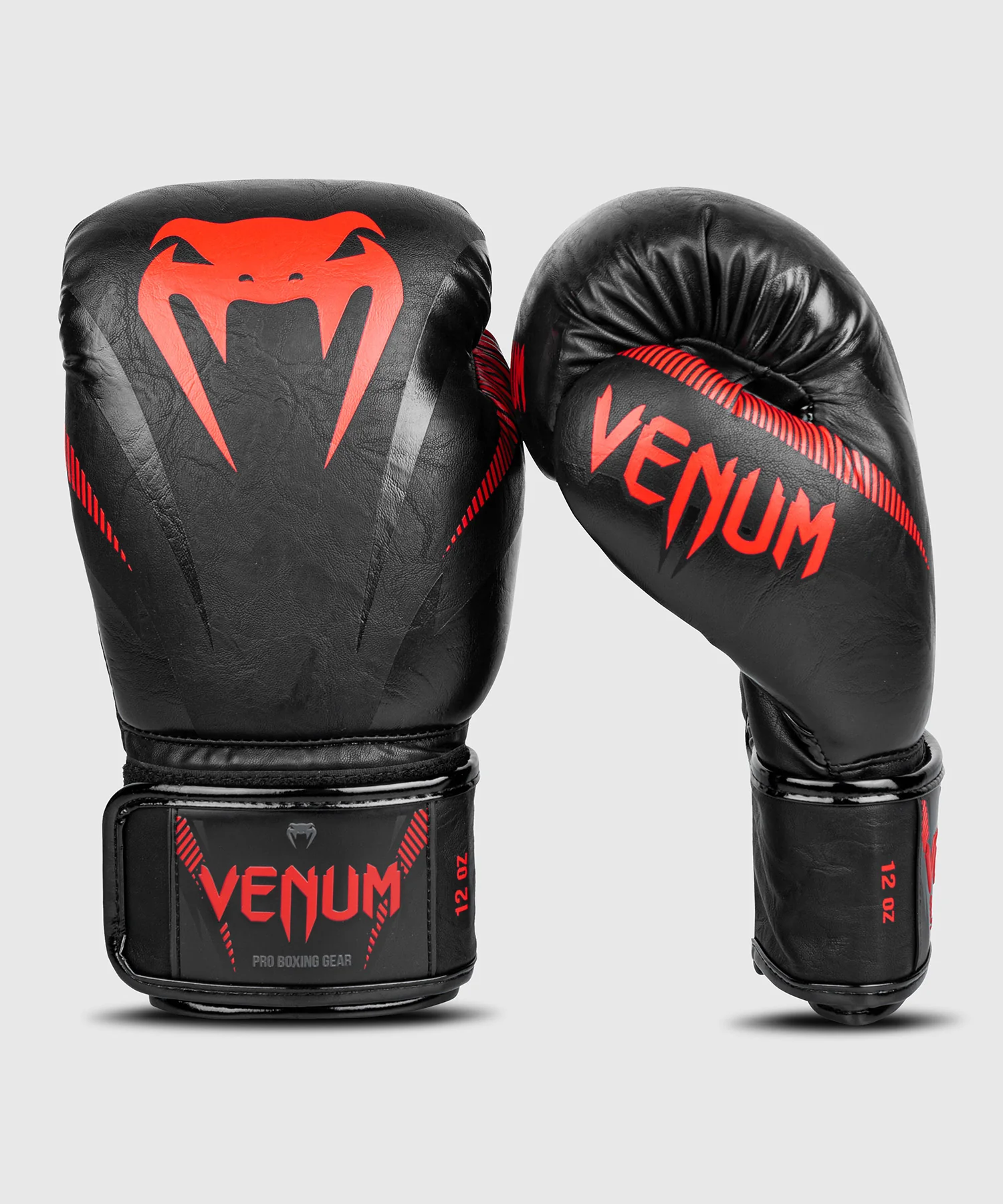 Gants de boxe Venum Impact – Noir/Rouge - Image 2