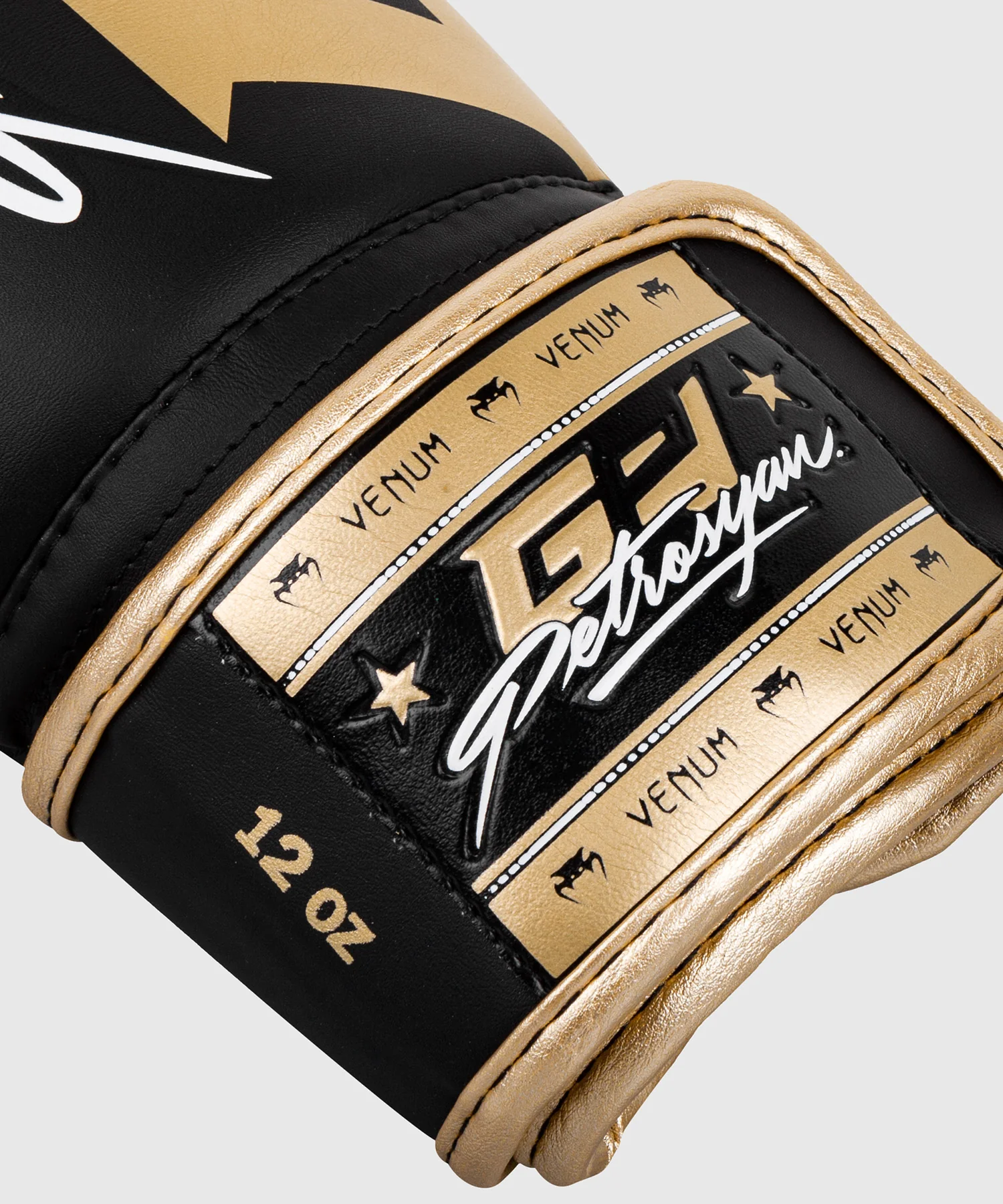Gants de boxe Venum Petrosyan - Noir/Doré - Image 3