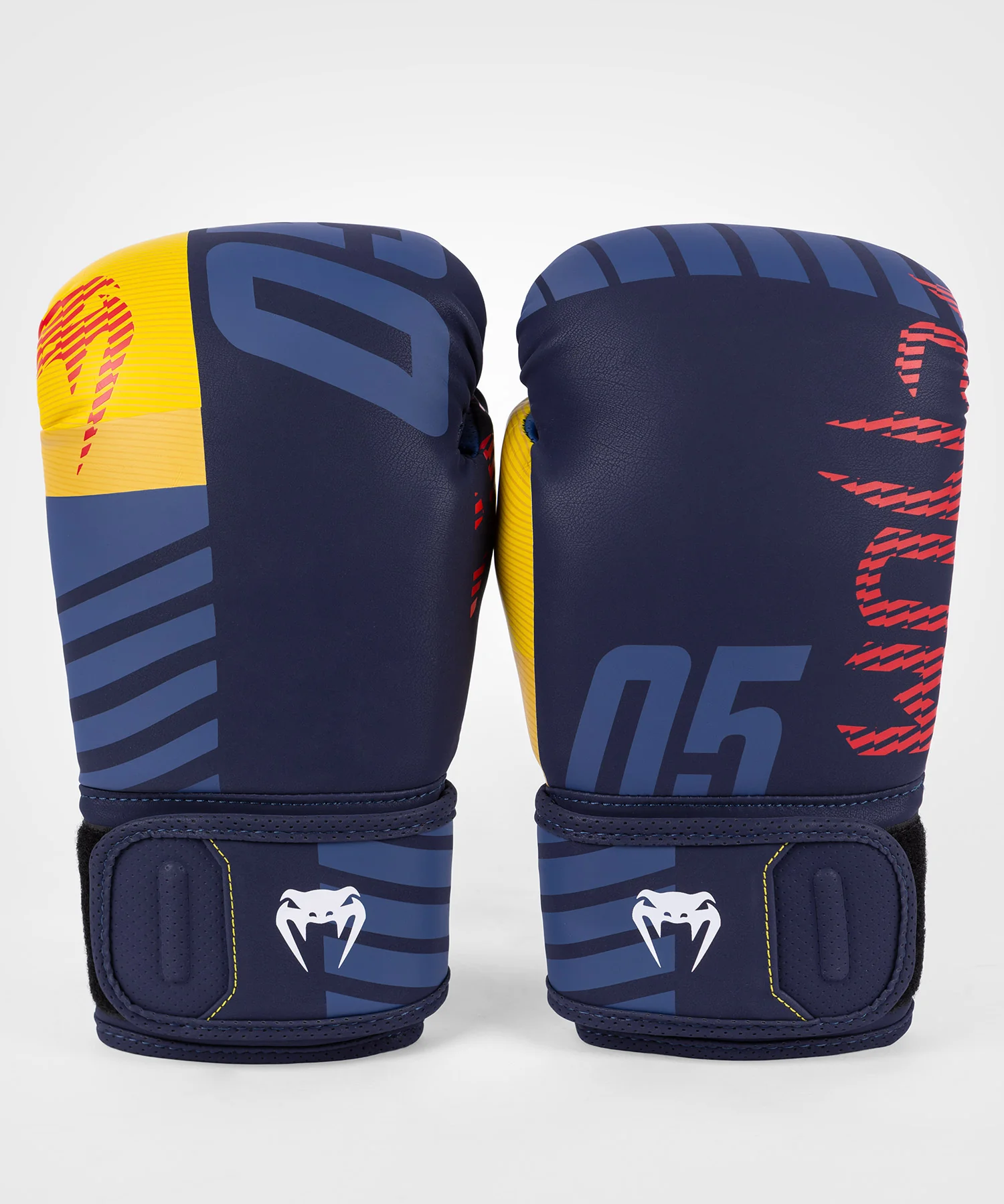 Gants de Boxe Venum Sport 05 - Bleu/Jaune - Image 4