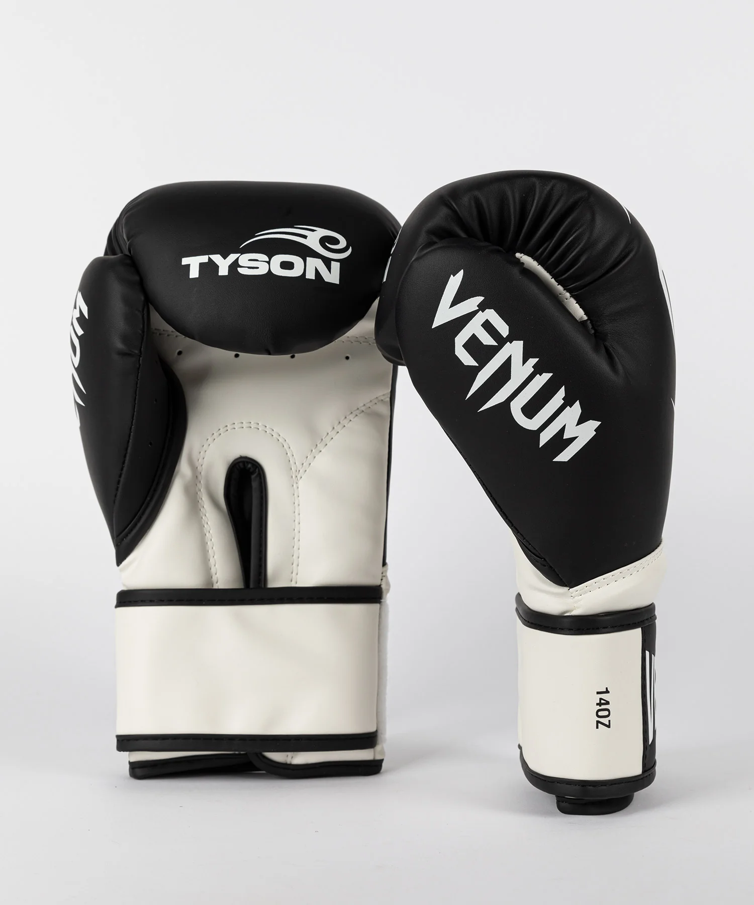 Gants de Boxe Pro Venum Giant 2.0 Mike Tyson - Noir Profond/Blanc Optique - Image 4