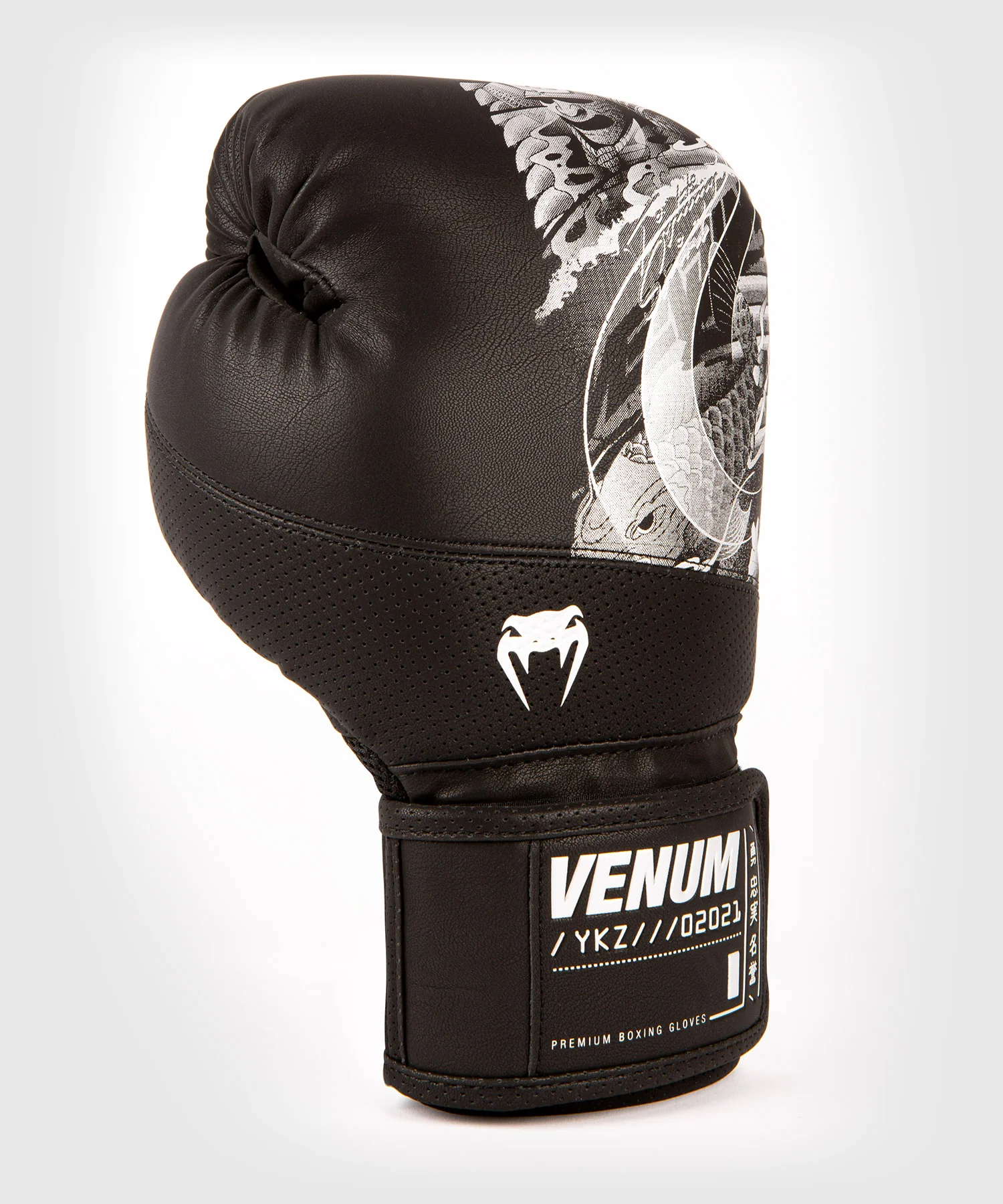 Gants de Boxe Venum YKZ21 – Noir/Argent - Image 3