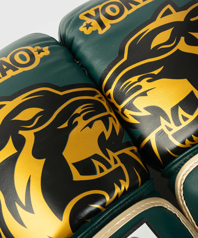 Gants de Boxe Yokkao Original Or - Vert - Image 7