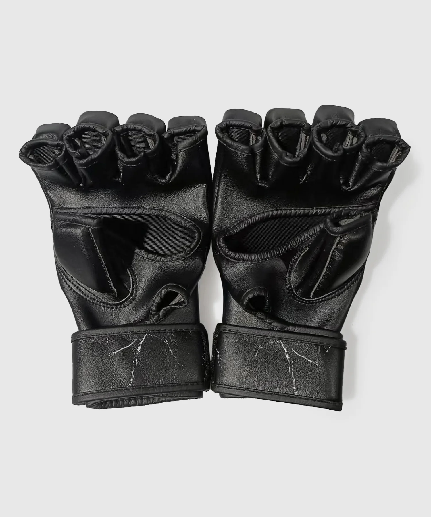 Gants de MMA en cuir Right Wicked One - Noir/Rouge - Image 2