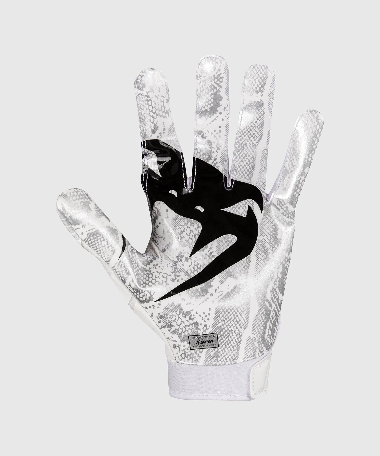 Gants de Football Venum Elite - Blanc/Noir - Image 3