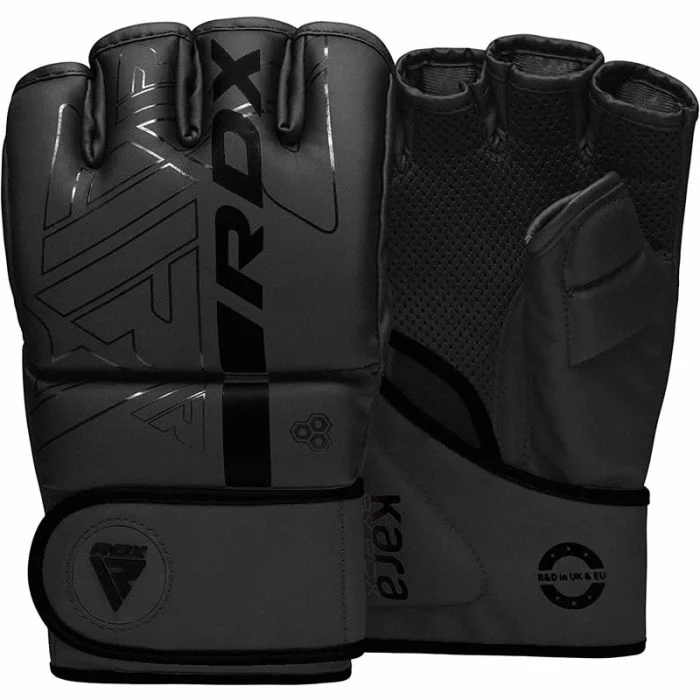 Gants de MMA F6 Kara RDX - Noir/Noir