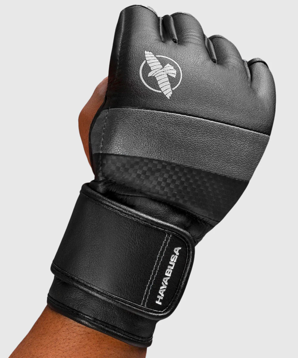 Gants de MMA T3 Hayabusa - Noir/Gris - Image 3