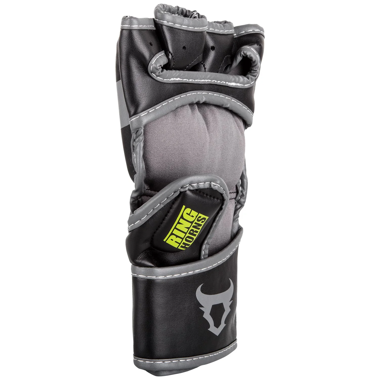 Gants de MMA Ringhorns Charger - Noir/Jaune Fluo - Image 3
