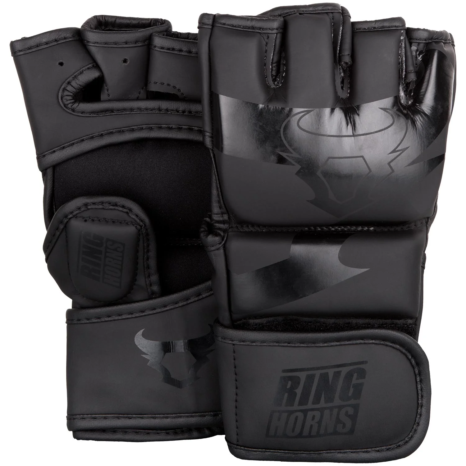 Gants de MMA Ringhorns Charger by Venum - Noir/Noir