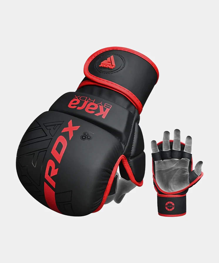 Gants de sparring MMA F6 Kara RDX - Noir/Rouge - Image 2
