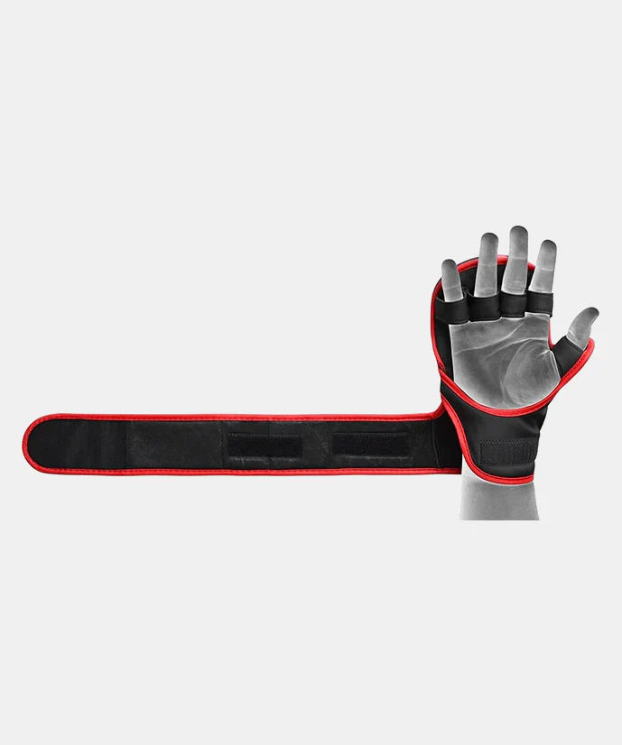 Gants de sparring MMA F6 Kara RDX - Noir/Rouge - Image 6