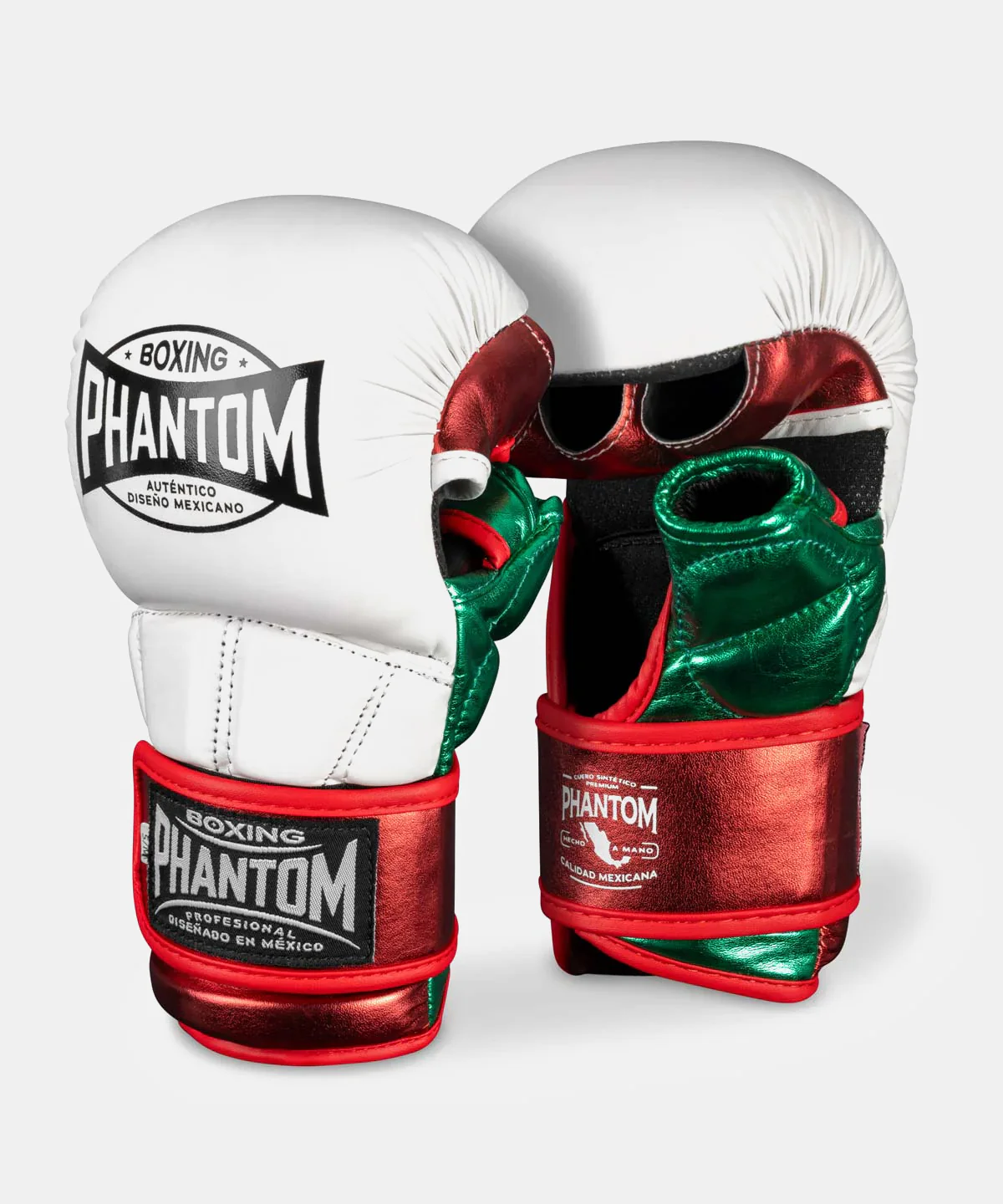 Gants de sparring MMA Mexico Phantom Athletics - Blanc/Vert/Rouge