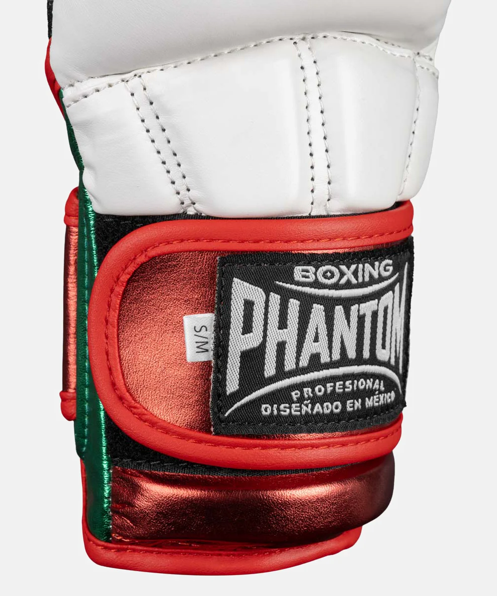 Gants de sparring MMA Mexico Phantom Athletics - Blanc/Vert/Rouge - Image 4