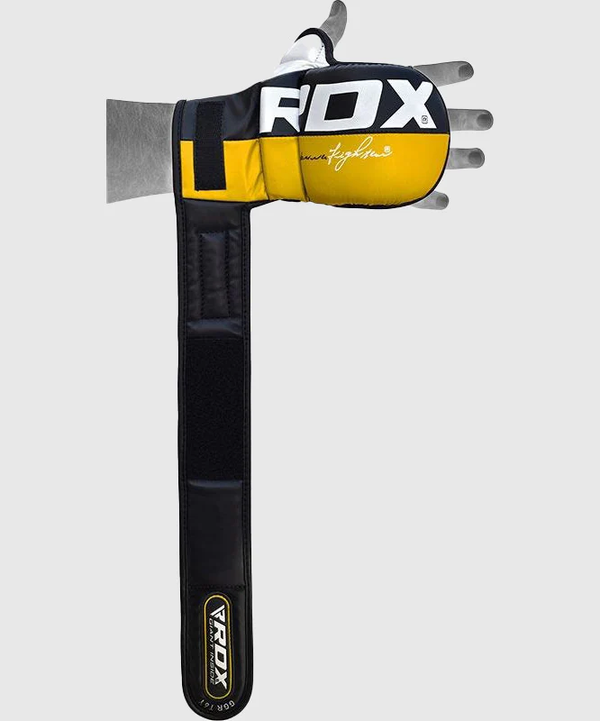 Gants de sparring MMA T6 RDX Sports - Jaune - Image 3