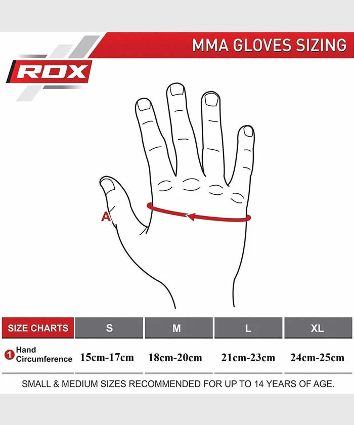 Gants de sparring MMA T6 RDX Sports - Jaune - Image 7