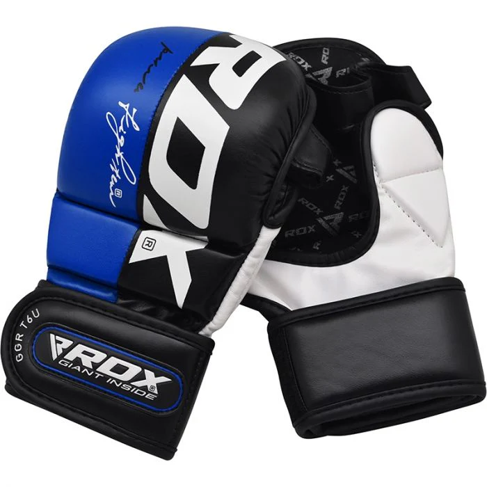 Gants de sparring MMA T6 RDX - Bleu - Image 3