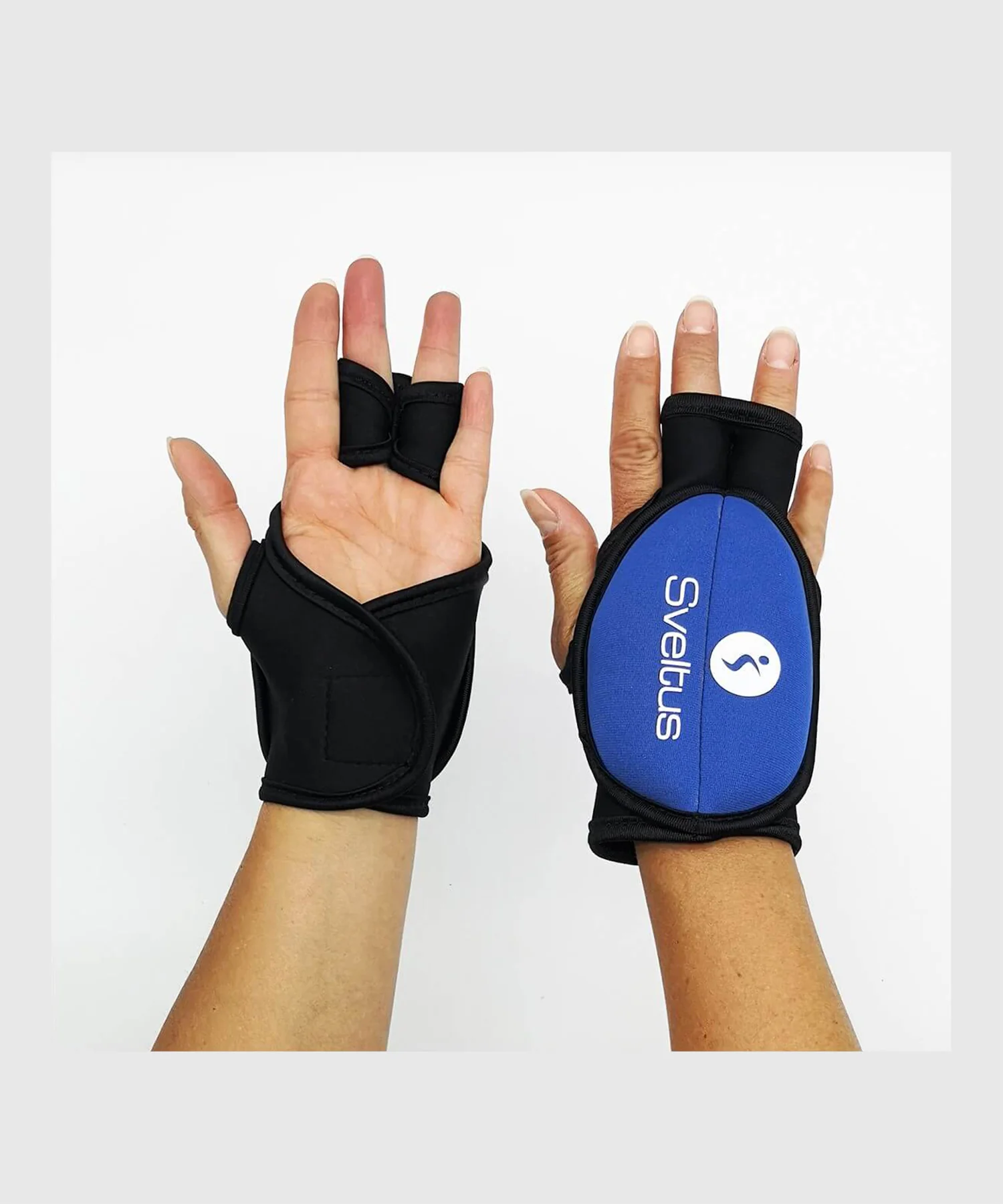 Gants de Piloxing Sveltus - 500 g - Lot de 2 - Bleu/Noir - Image 3