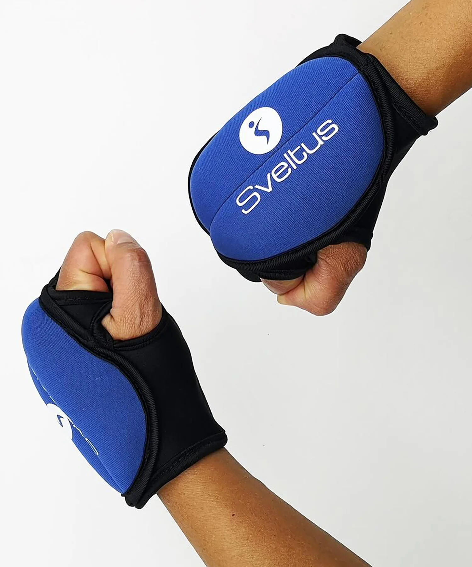 Gants de Piloxing Sveltus - 500 g - Lot de 2 - Bleu/Noir - Image 5