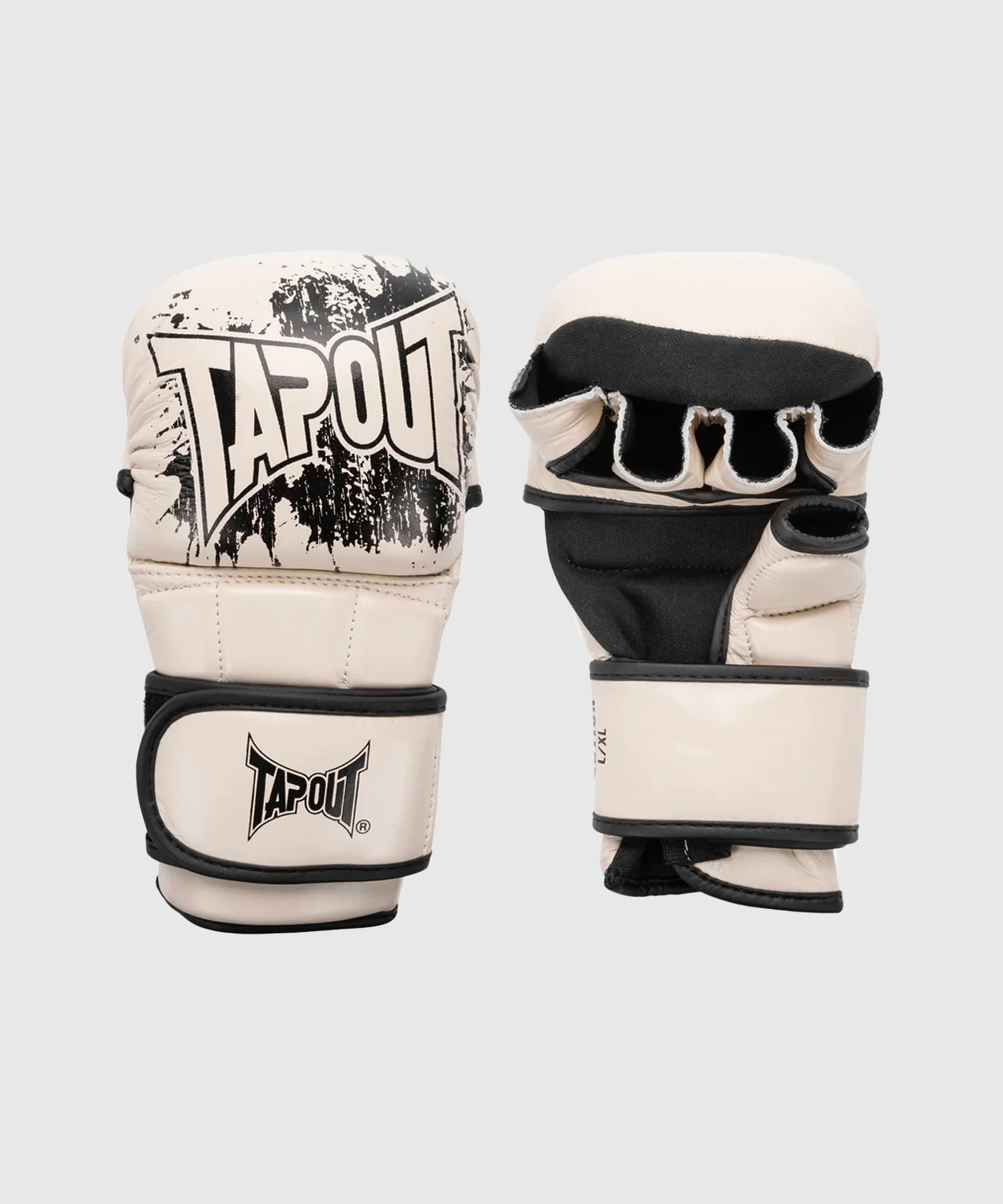 Gants de sparring MMA Ruction Tapout - Ecru/Noir
