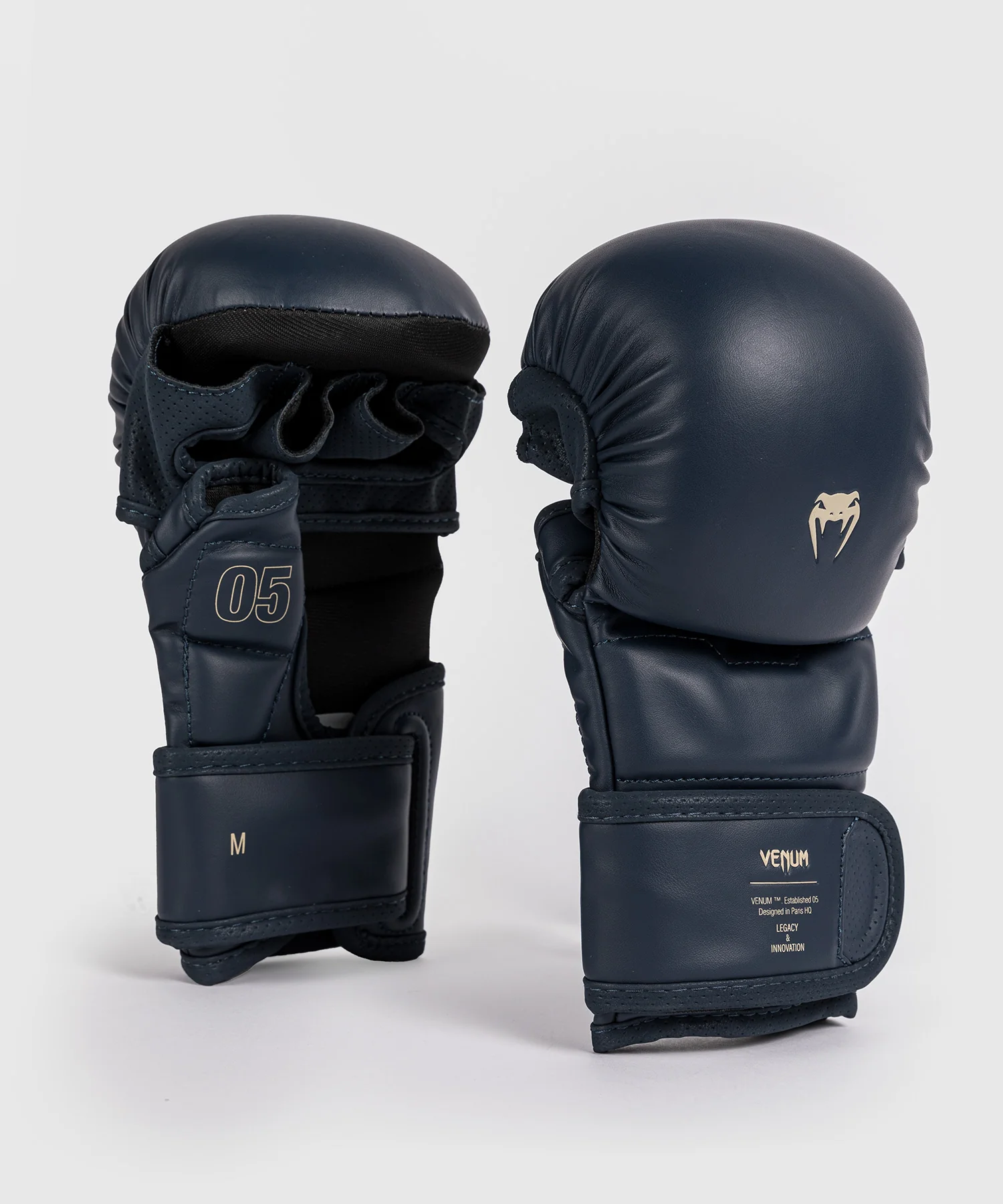 Gants de sparring MMA Venum Impact Evo - Bleu glacé