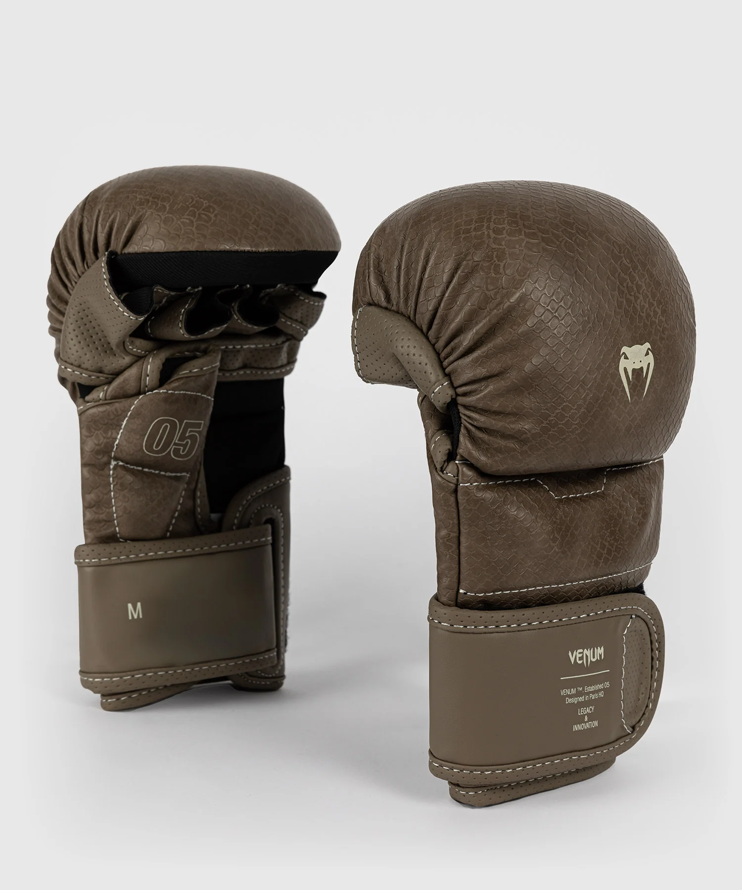 Gants de sparring MMA Venum Impact Evo Scales - Marron - Image 3