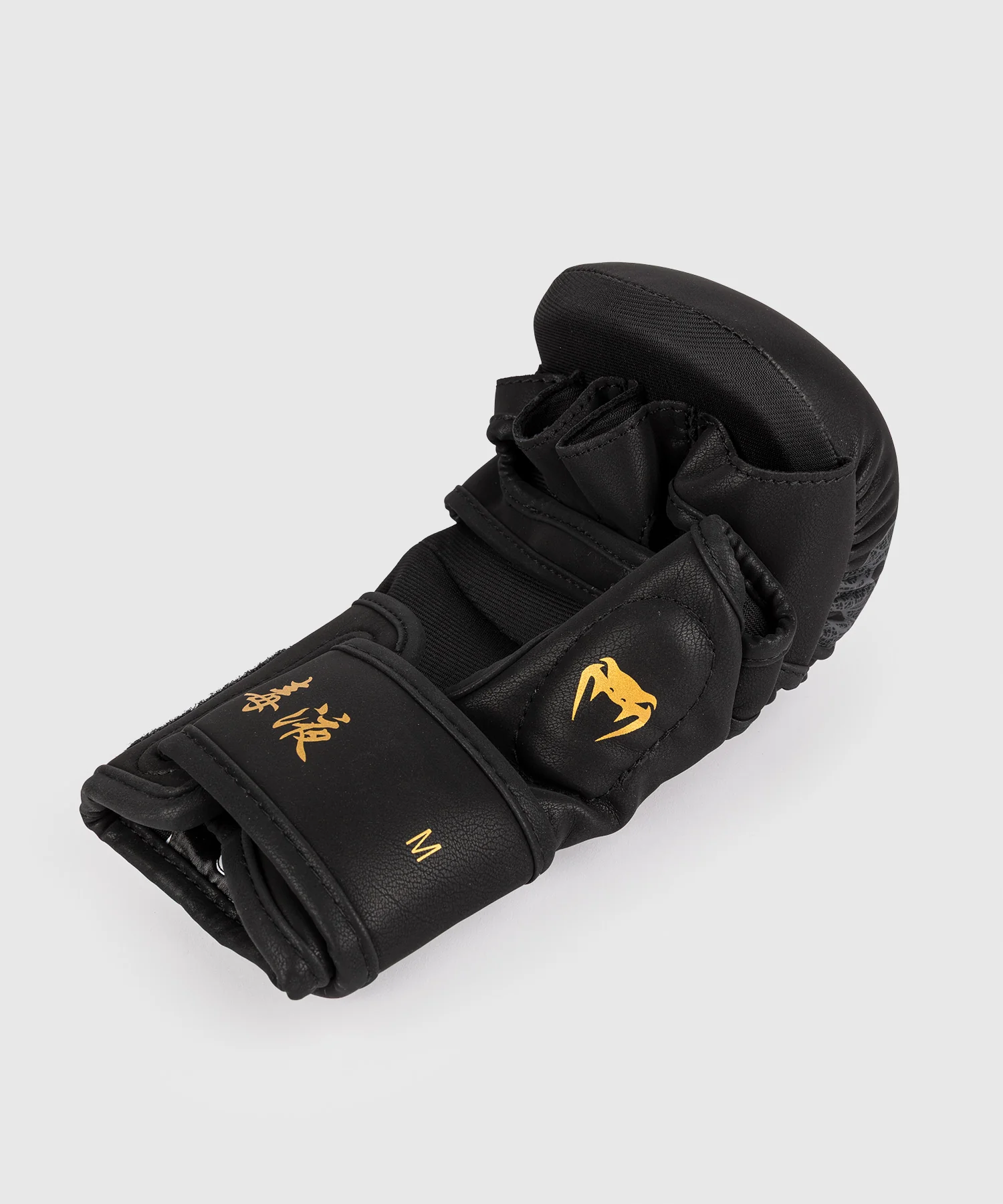 Gants de sparring Venum Serpenti - Noir/Argent/Or - Image 4